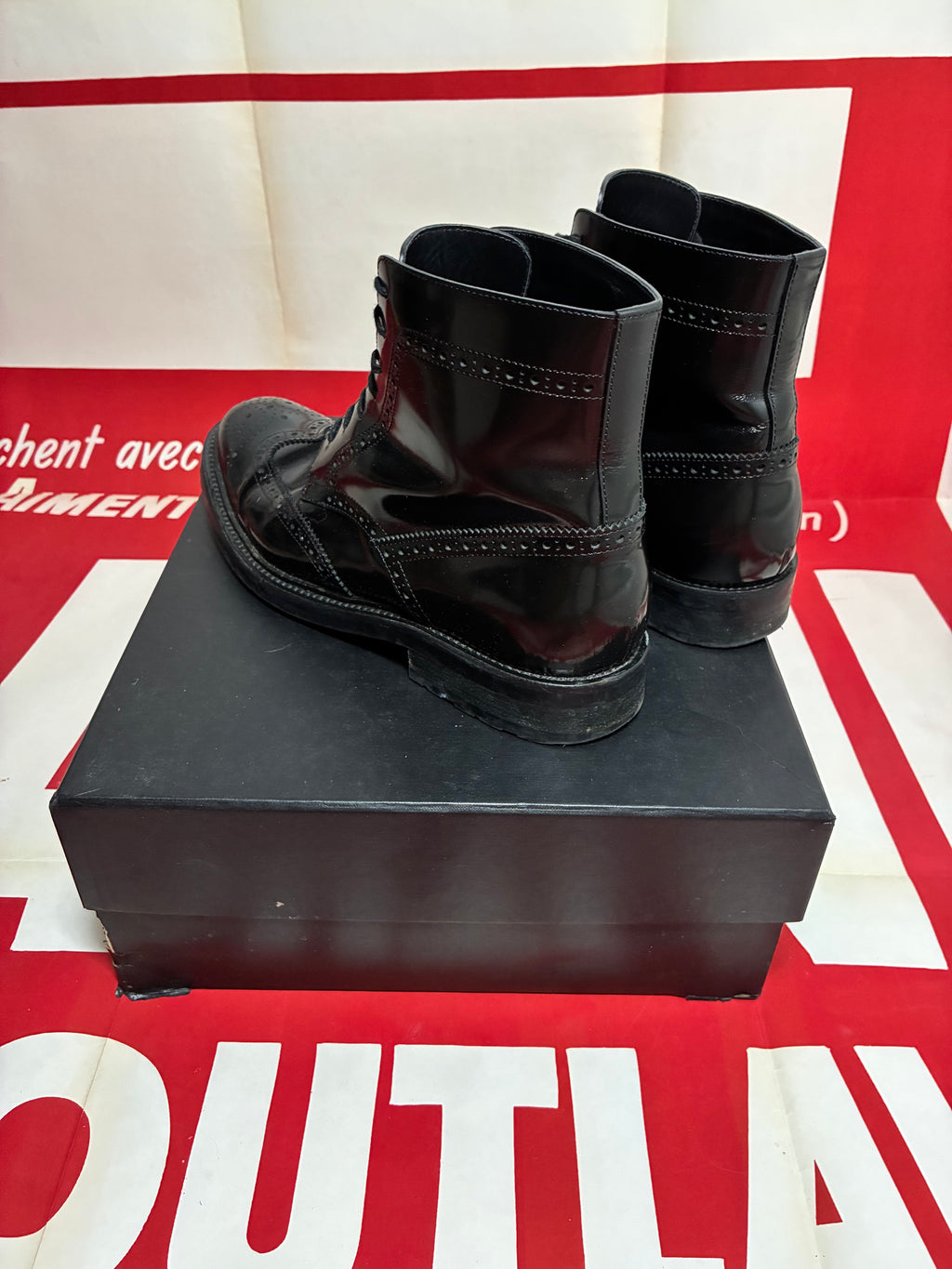 Saint Laurent Army Lace Up Boot 45