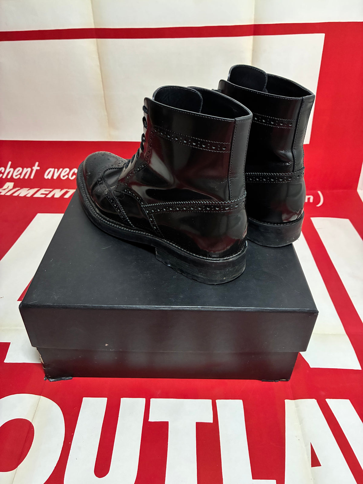 Saint Laurent Army Lace Up Boot 45