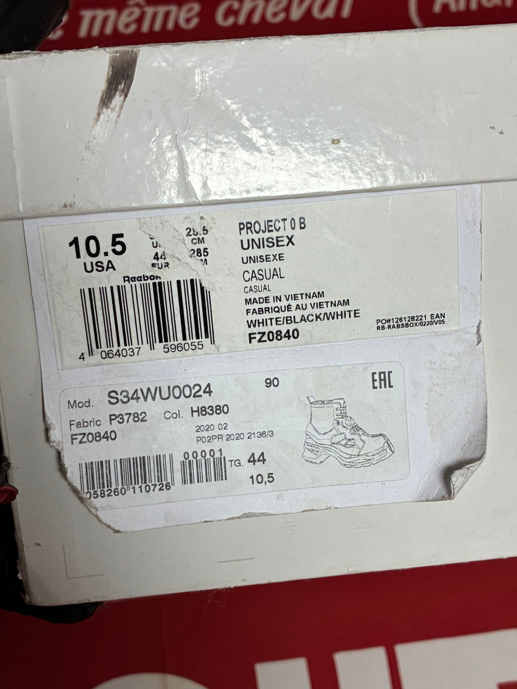 Maison Margiela x Reebok InstaPump Tabi Fury Hi 44