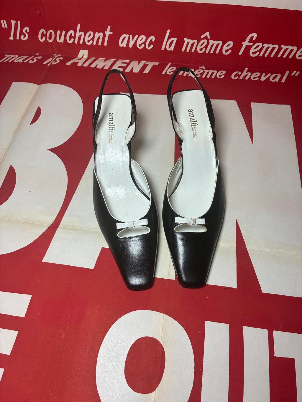 Square Toe Kitten Heels 12B