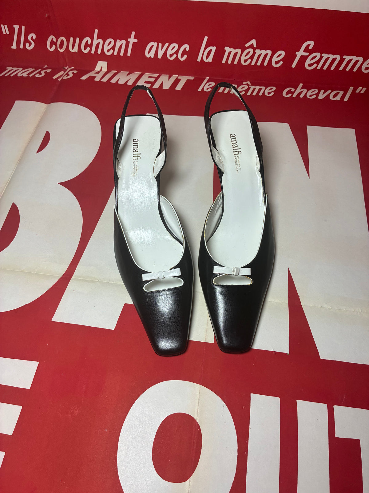 Square Toe Kitten Heels 12B