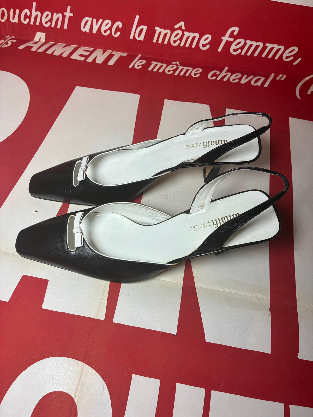 Square Toe Kitten Heels 12B