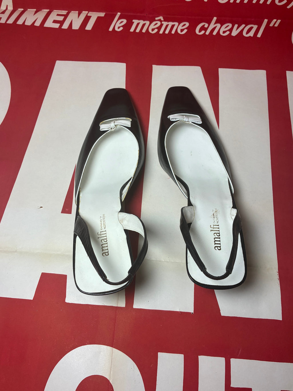 Square Toe Kitten Heels 12B