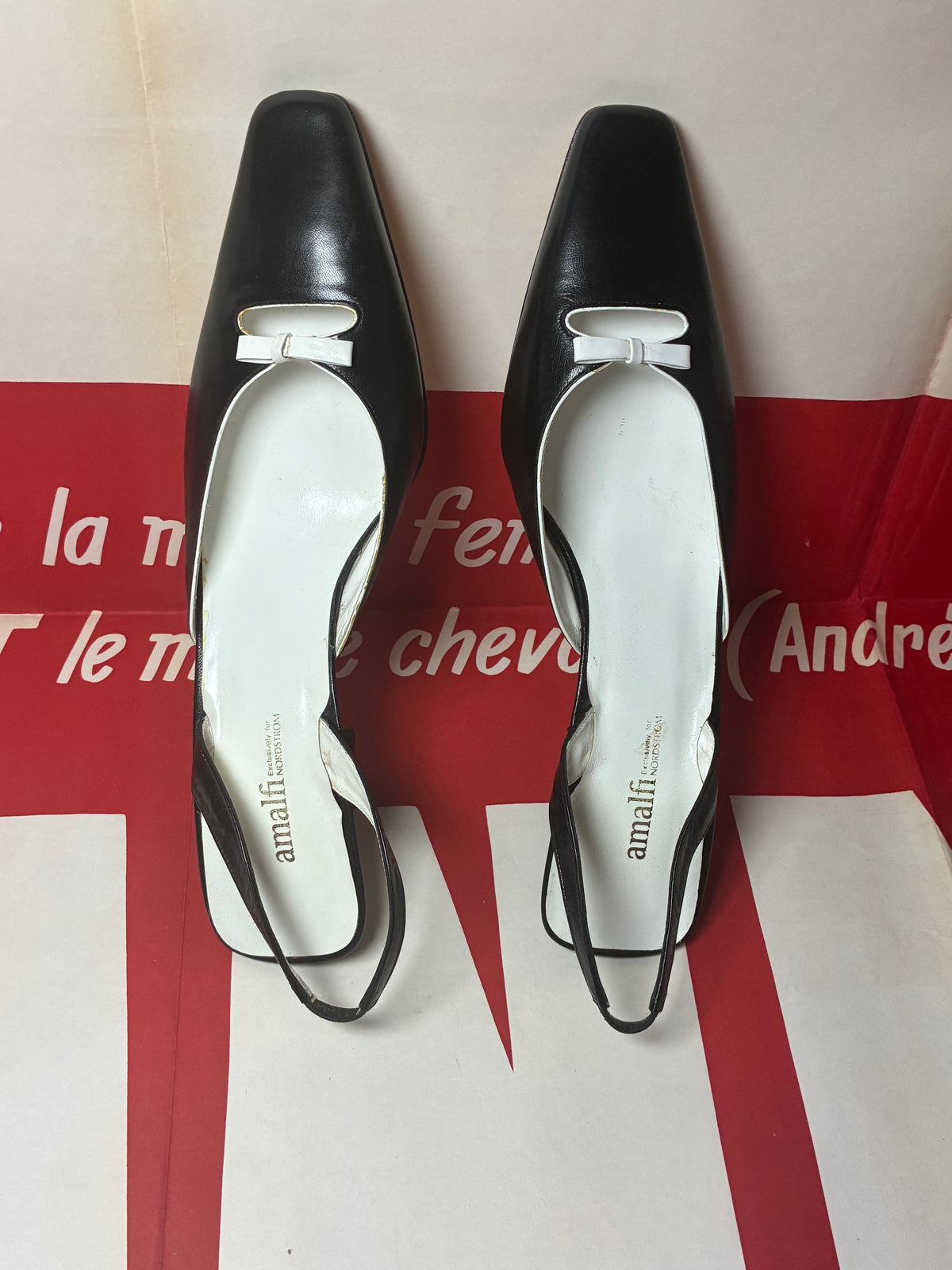Square Toe Kitten Heels 12B