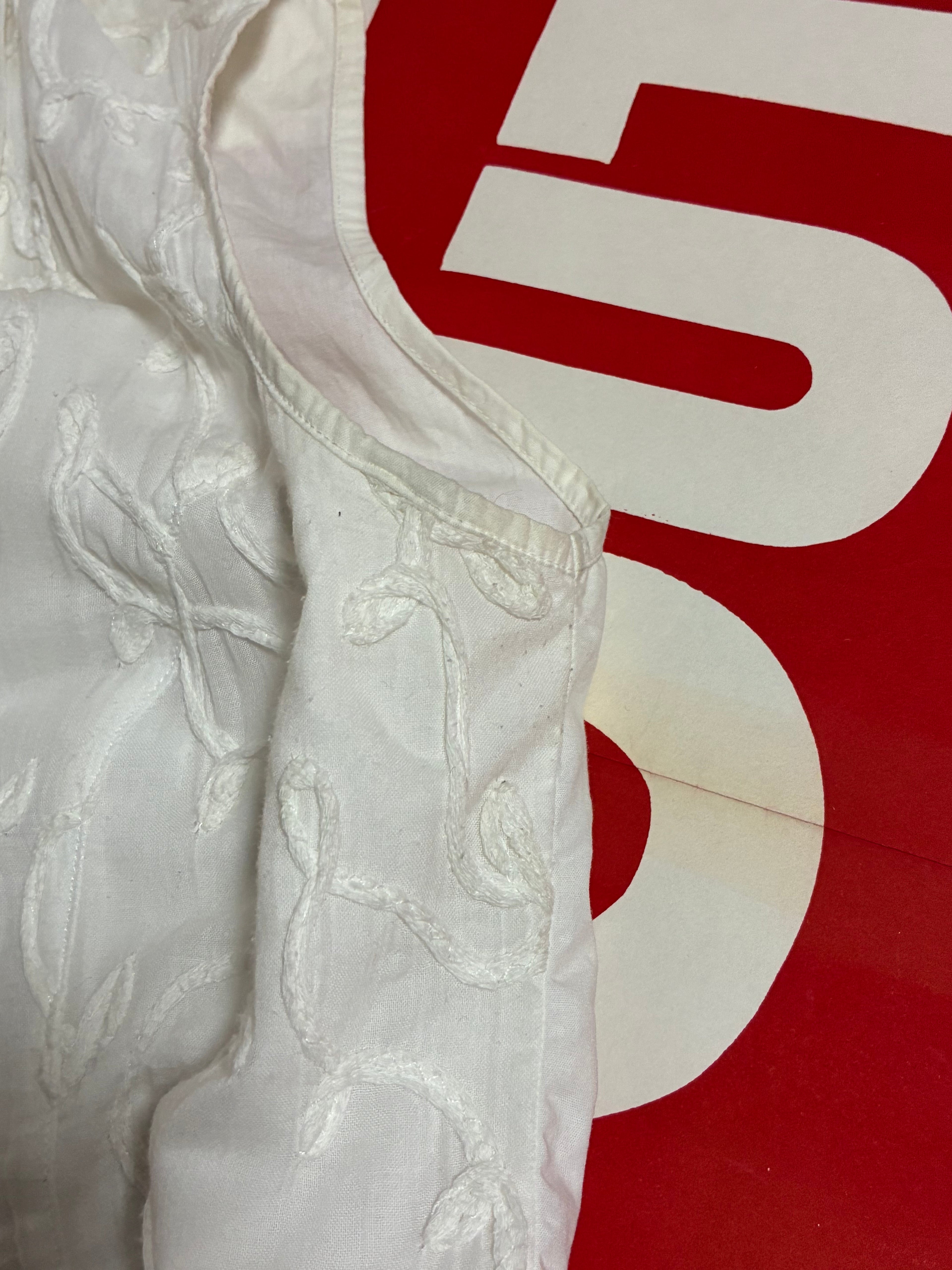 Anne Fontaine Rose Button Sleeveless Shirt