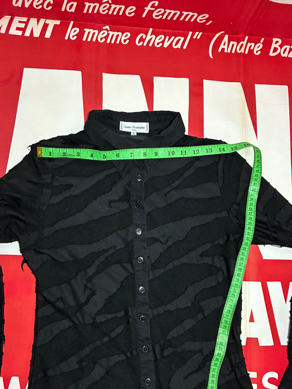 Anne Fontaine Tiger Stripe Shirt