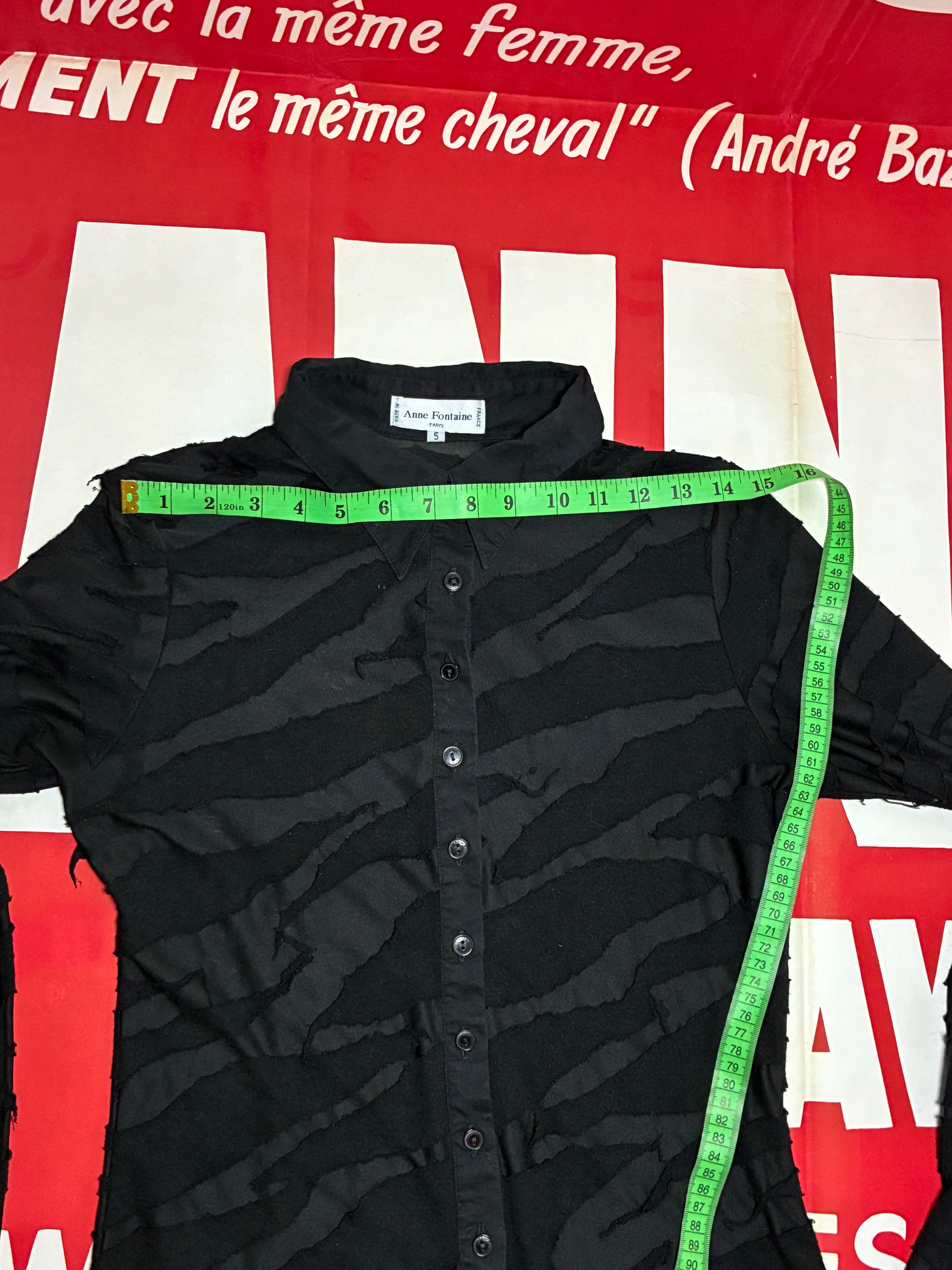 Anne Fontaine Tiger Stripe Shirt