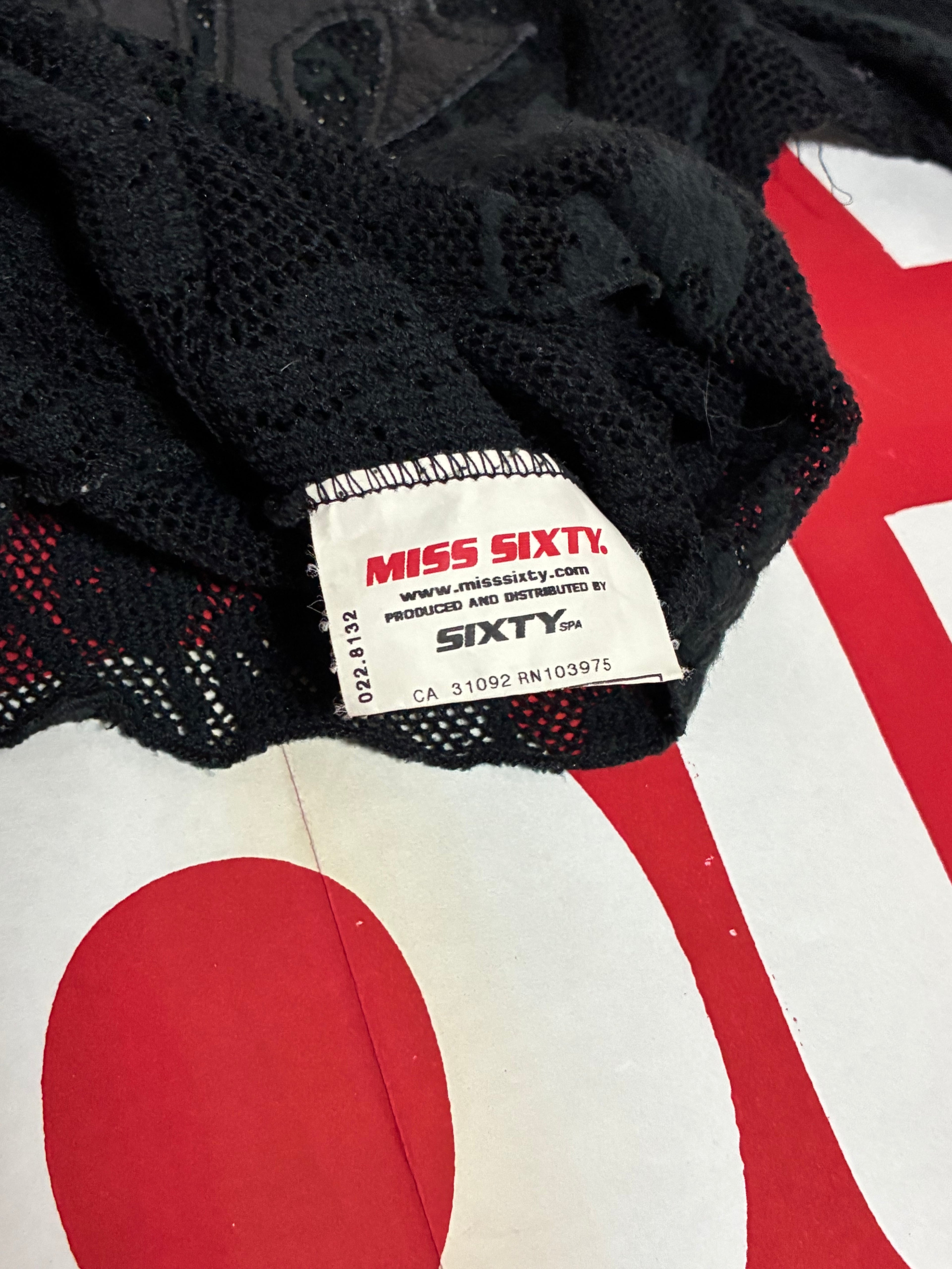 Miss Sixty Mesh Wish 3/4 Sleeve Shirt