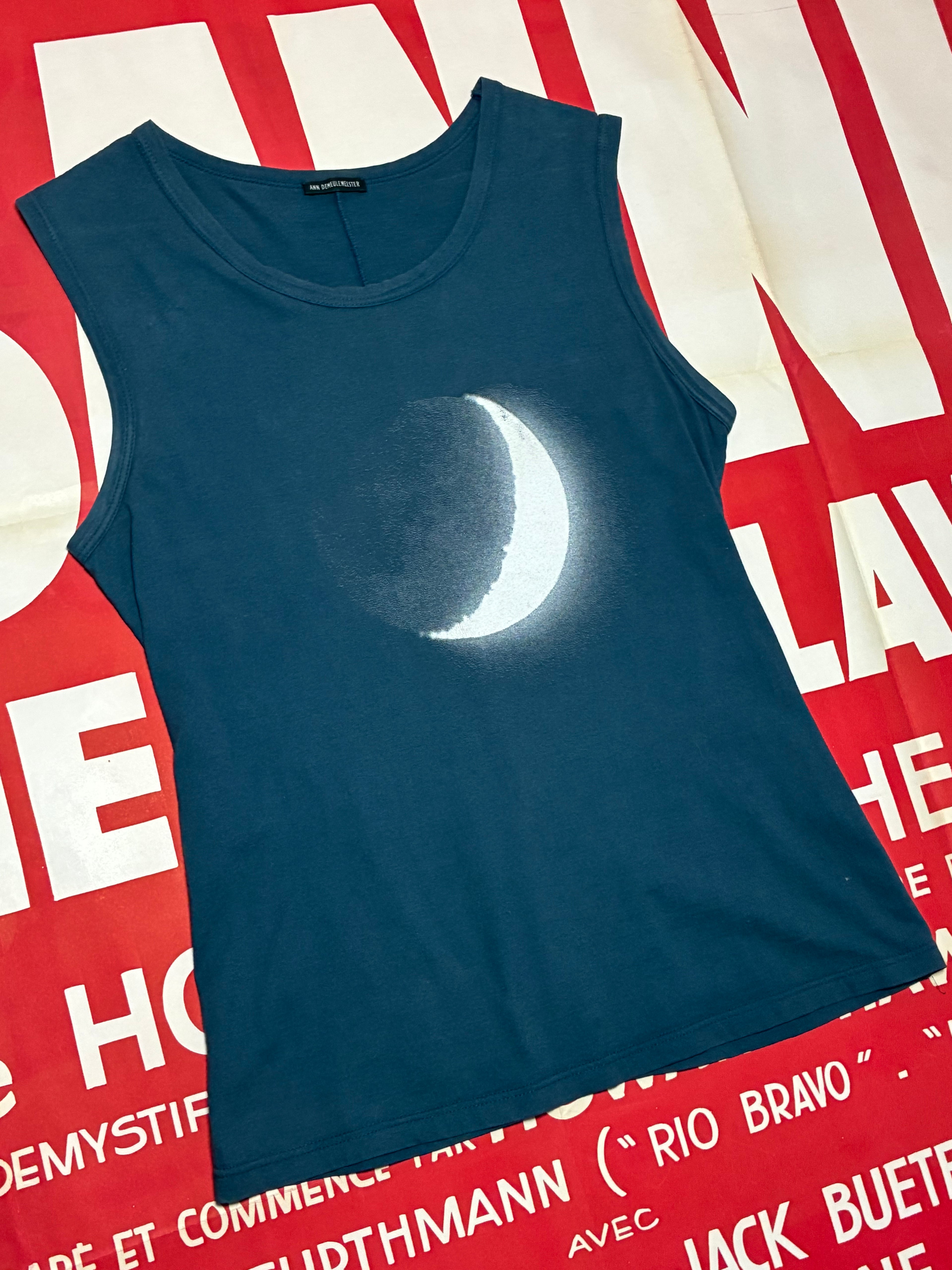 Ann Demeulemeester FW03 Half Moon Sleeveless Shirt