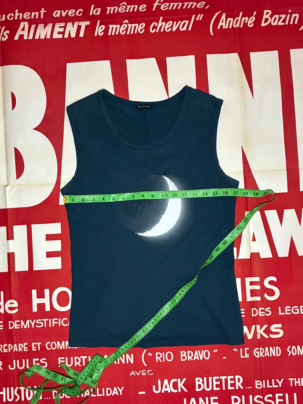 Ann Demeulemeester FW03 Half Moon Sleeveless Shirt
