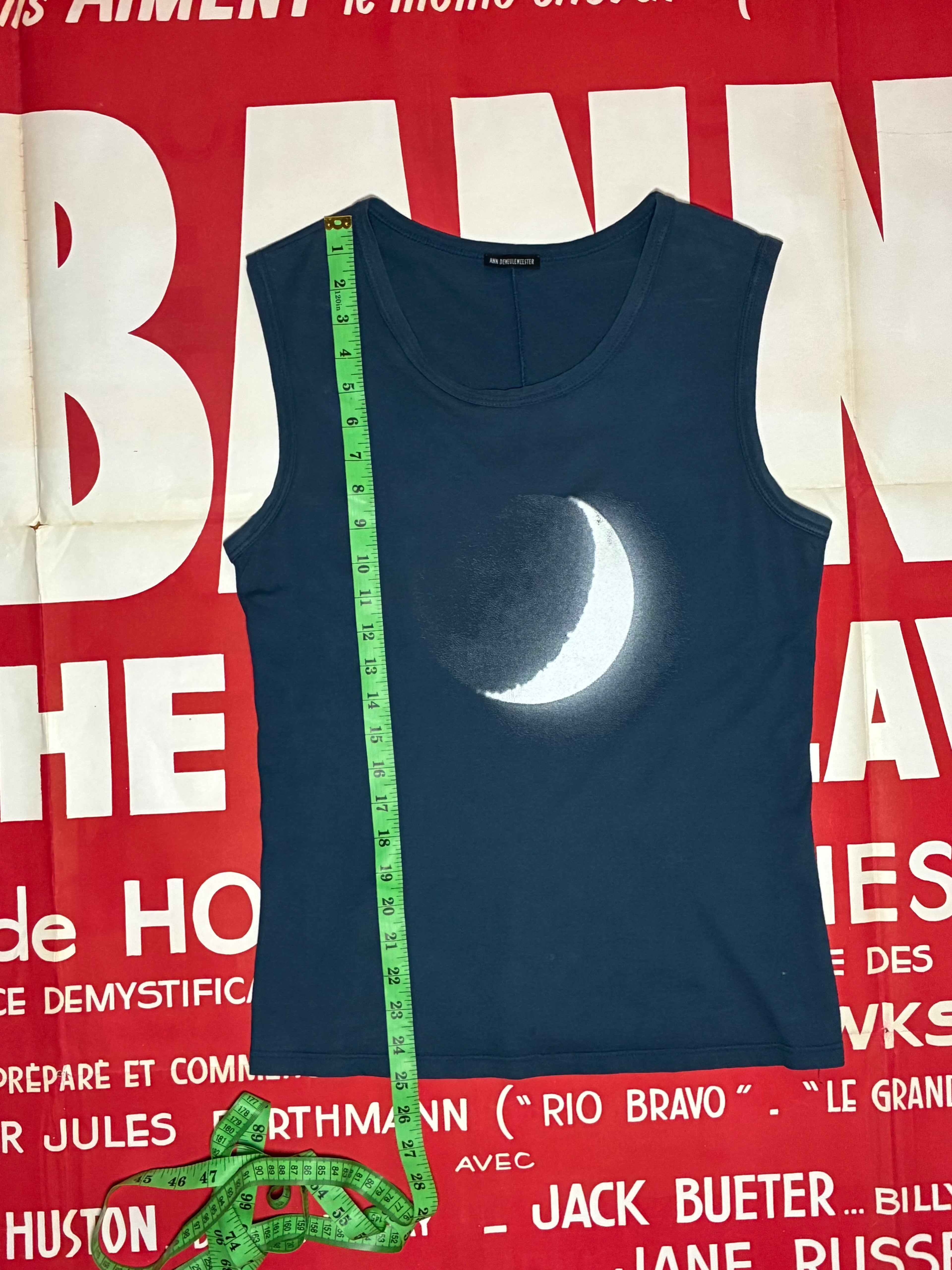 Ann Demeulemeester FW03 Half Moon Sleeveless Shirt
