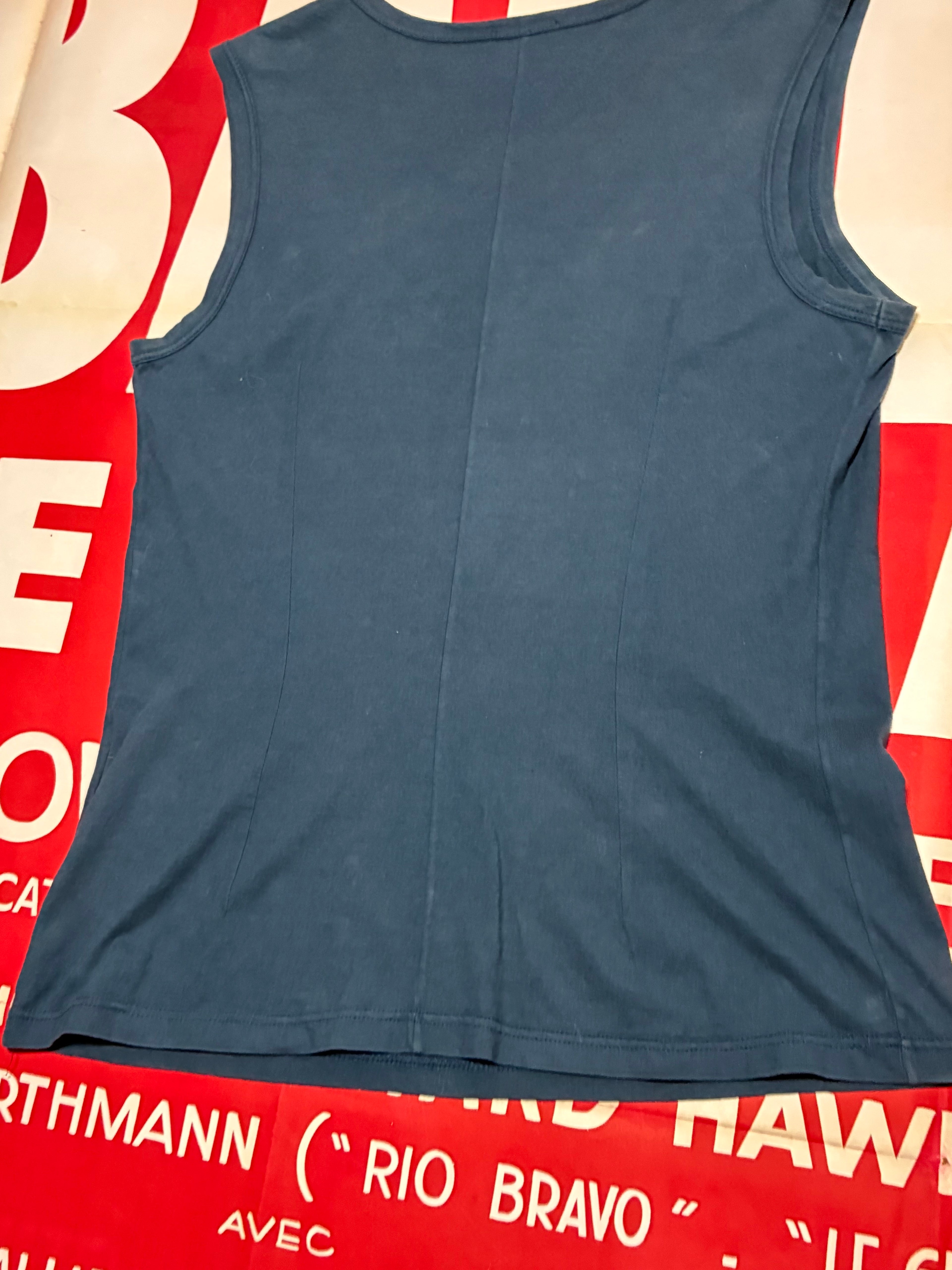 Ann Demeulemeester FW03 Half Moon Sleeveless Shirt