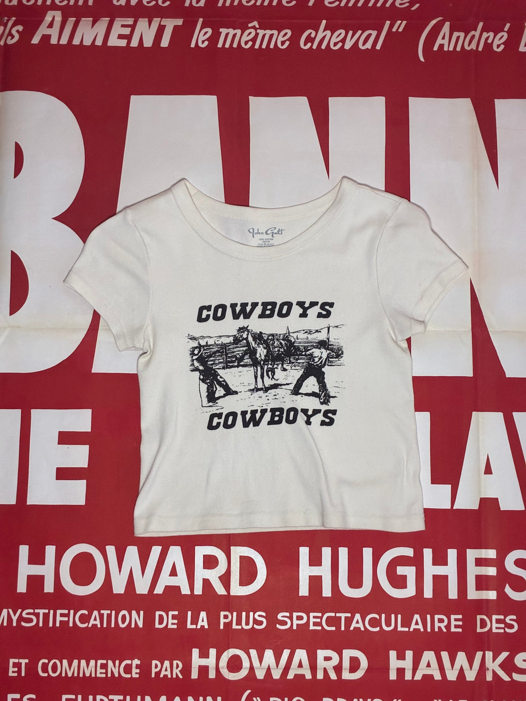 John Galt Cowboys Baby Tee