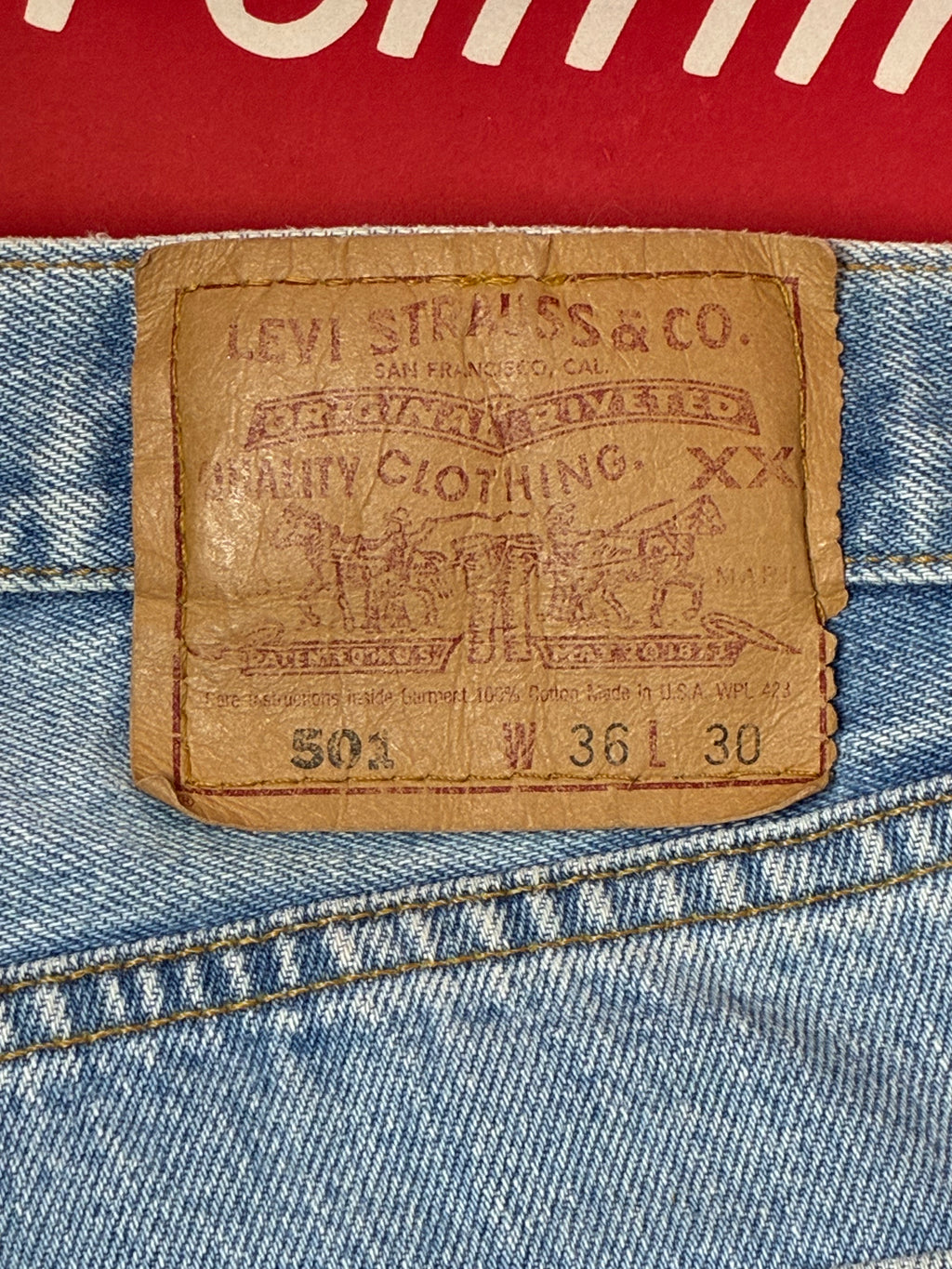 Levi's 501 USA August 1997 34x29.5