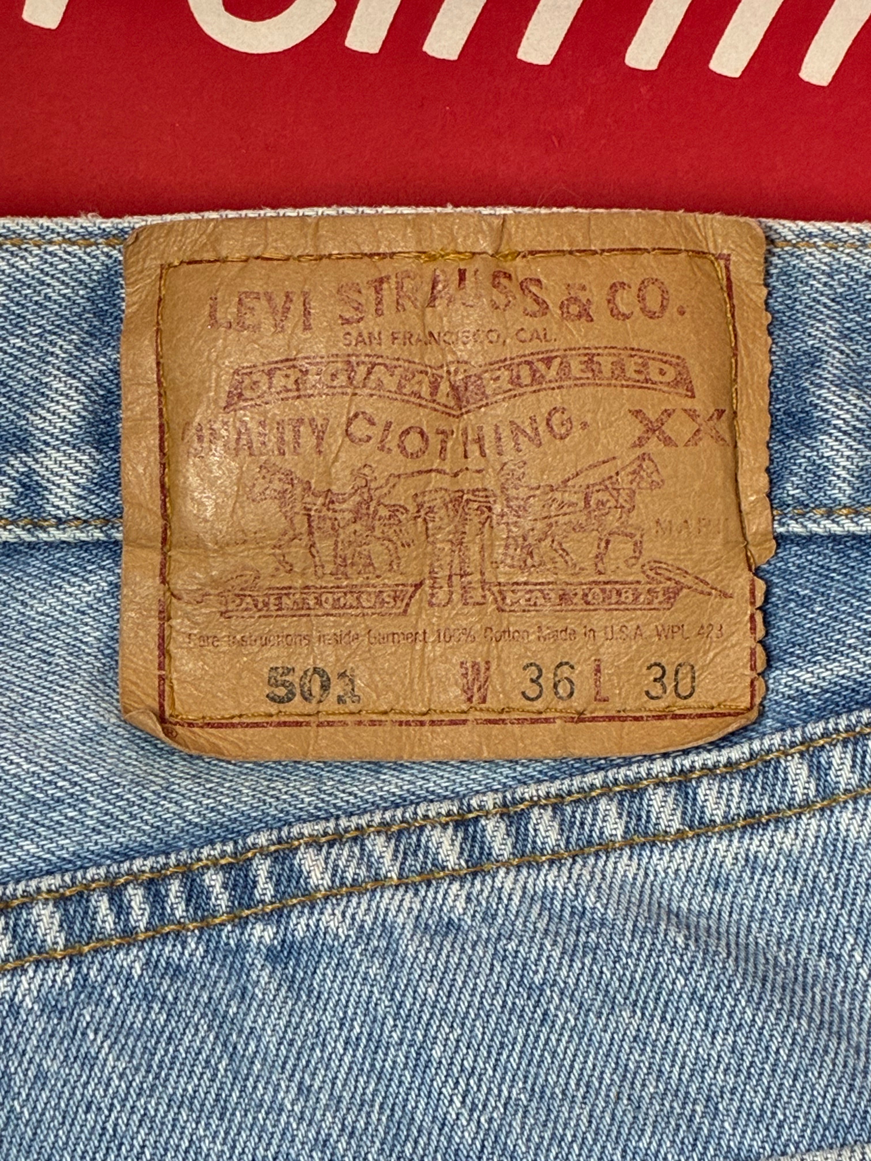 Levi's 501 USA August 1997 34x29.5
