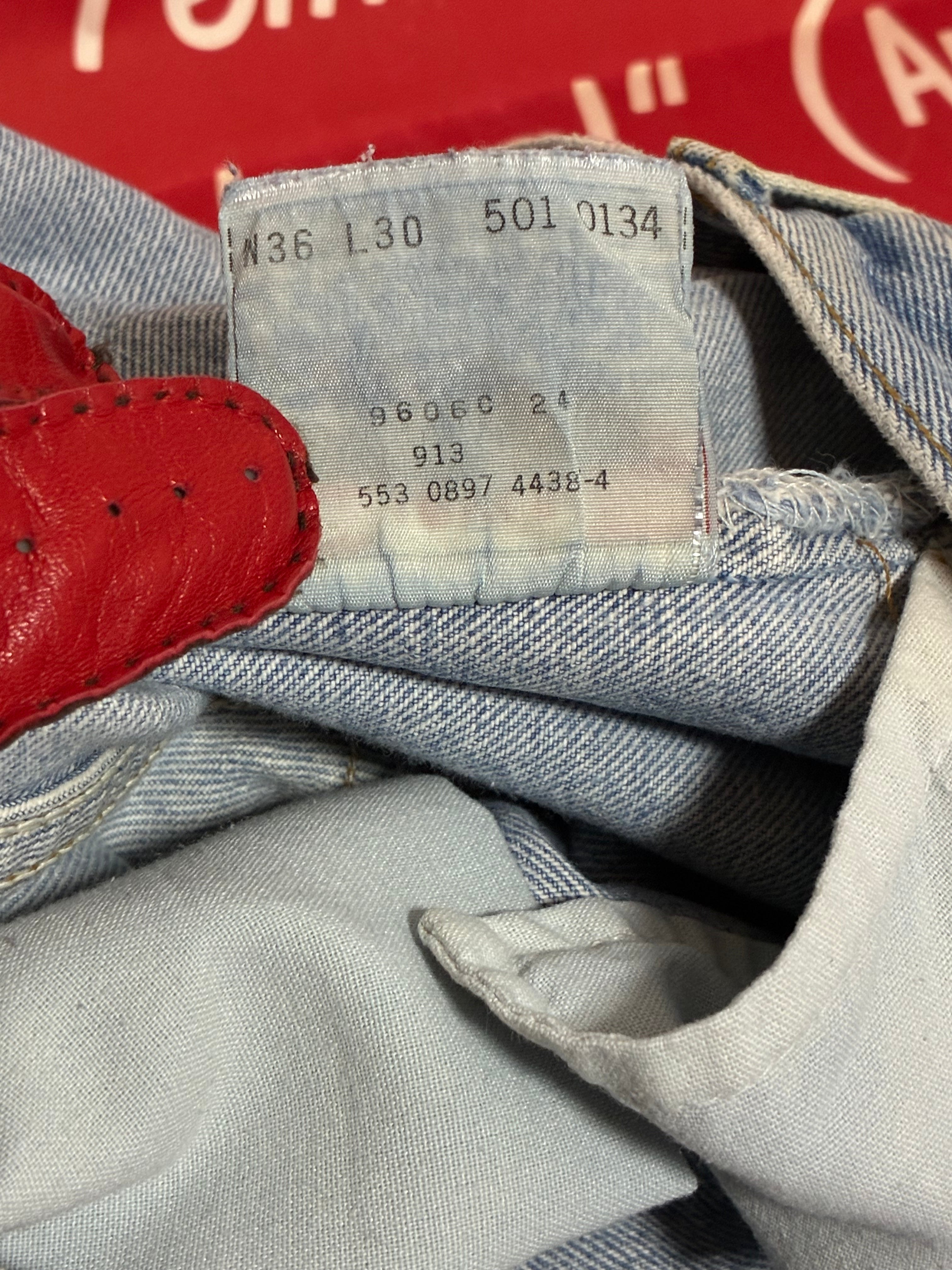 Levi's 501 USA August 1997 34x29.5