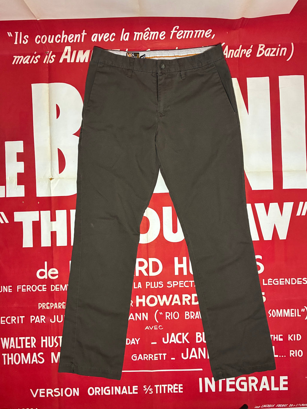 Volcom Brown Chino Pants 32x30.75