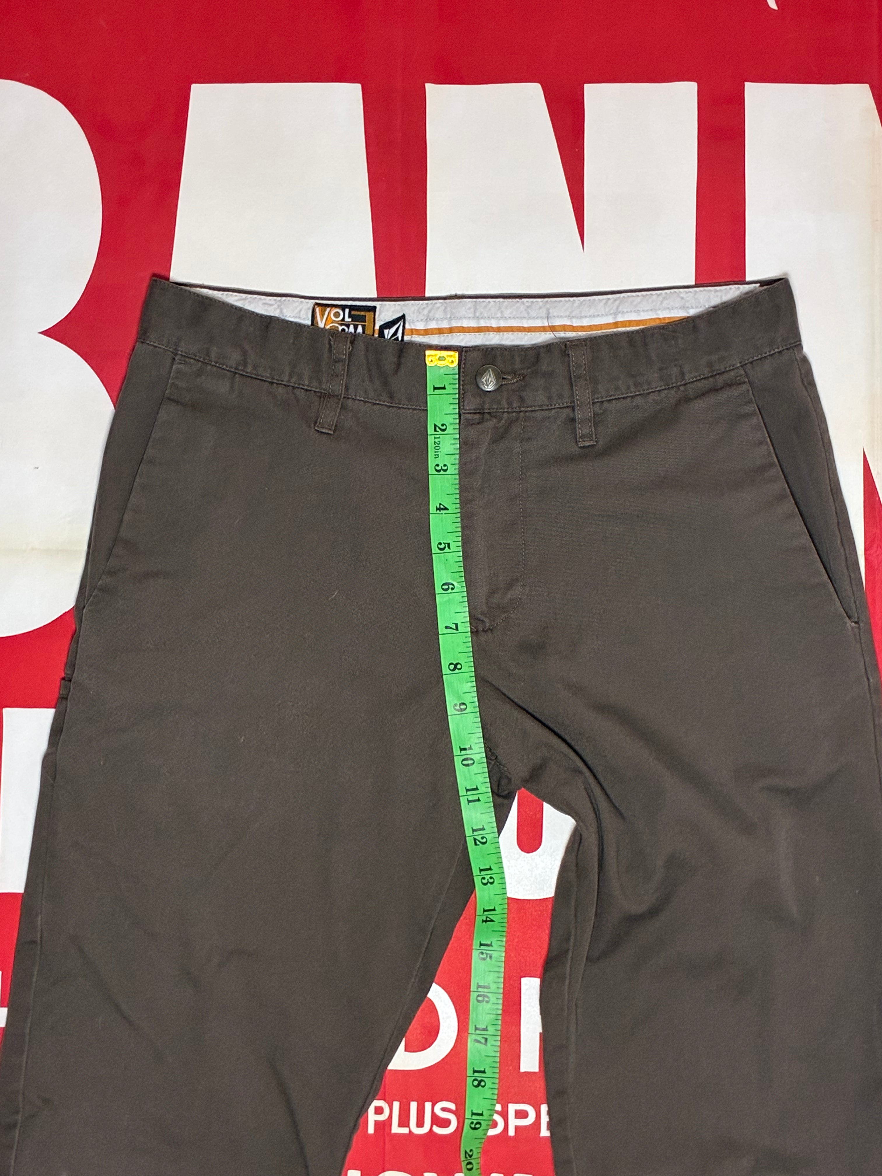 Volcom Brown Chino Pants 32x30.75