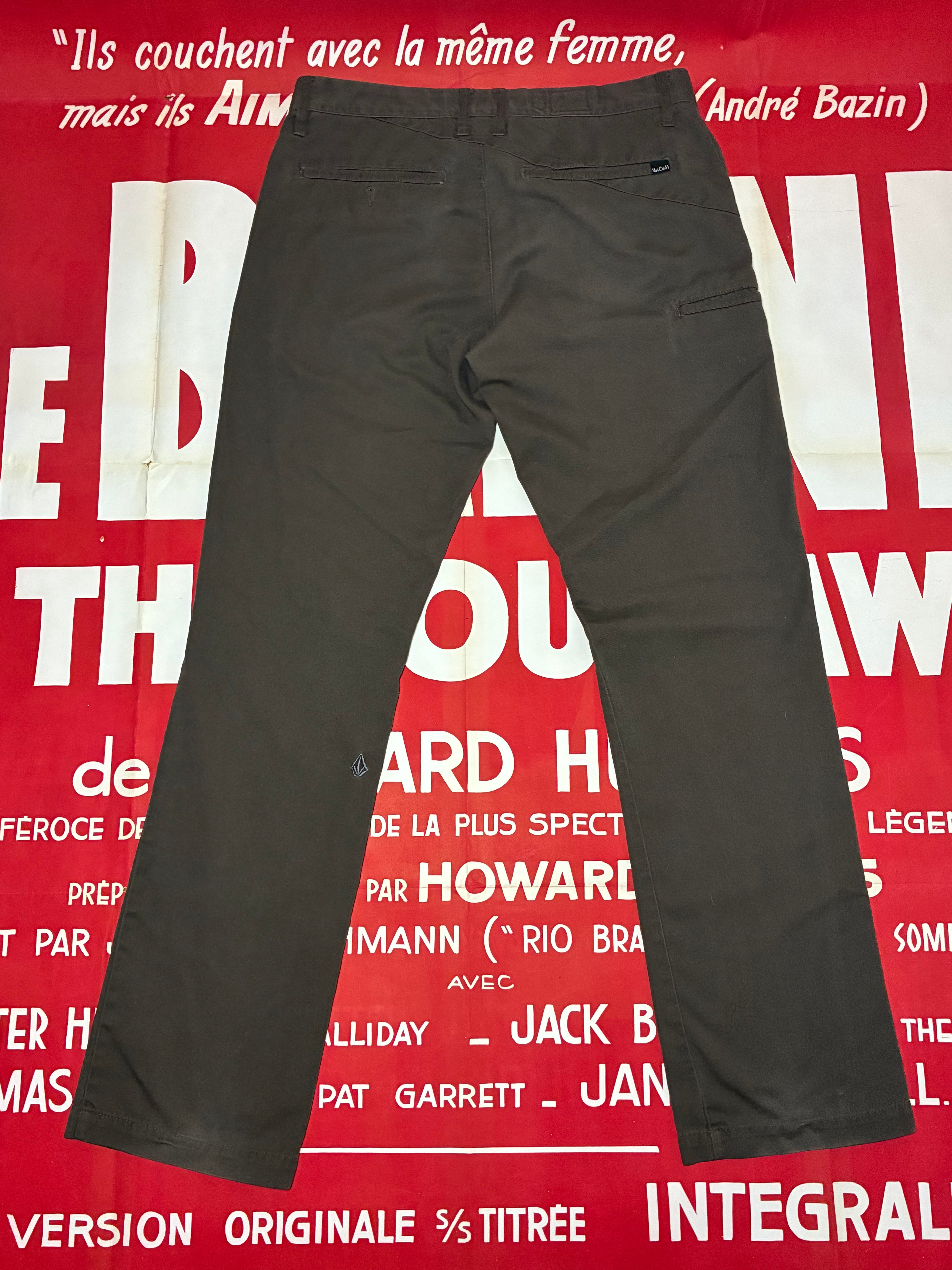 Volcom Brown Chino Pants 32x30.75