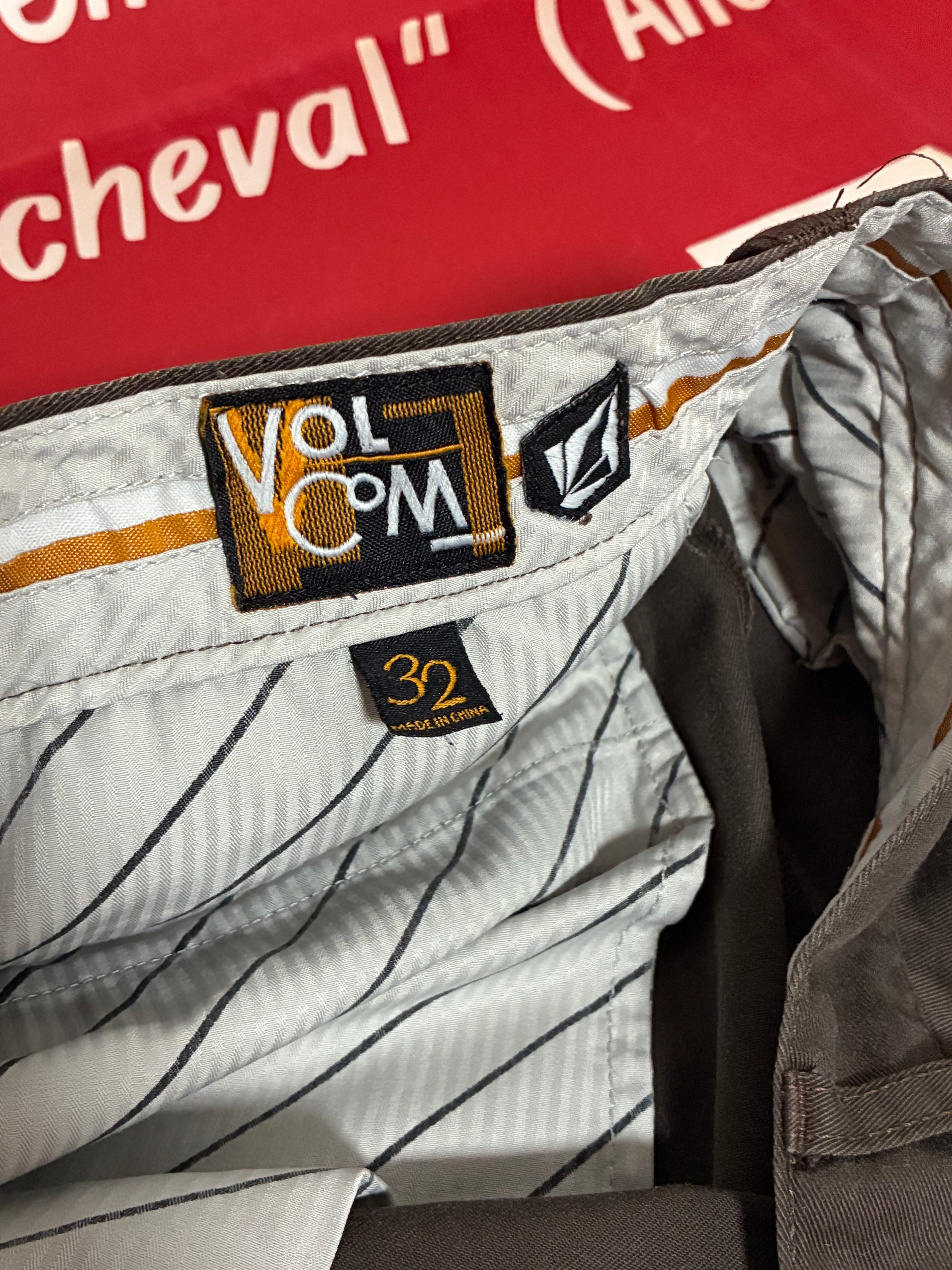 Volcom Brown Chino Pants 32x30.75