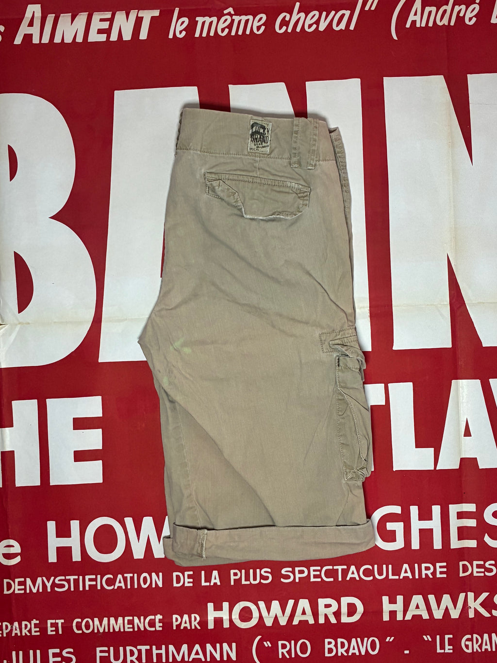 Lucky Brand Khaki Cargo Shorts