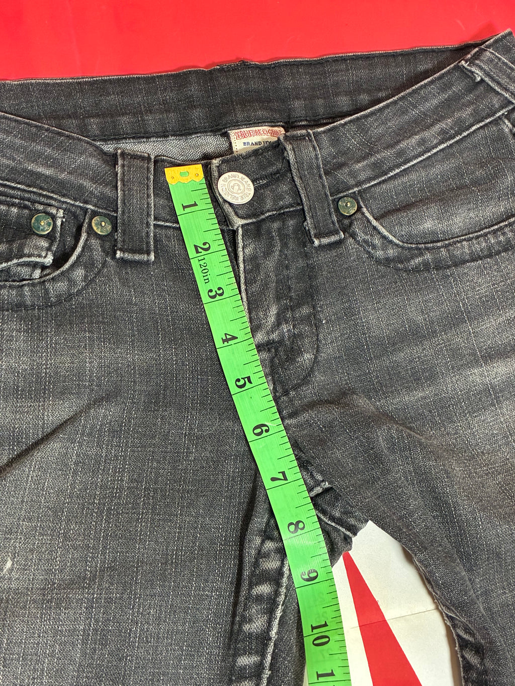 True Religion Black Skinny Jeans 29x29