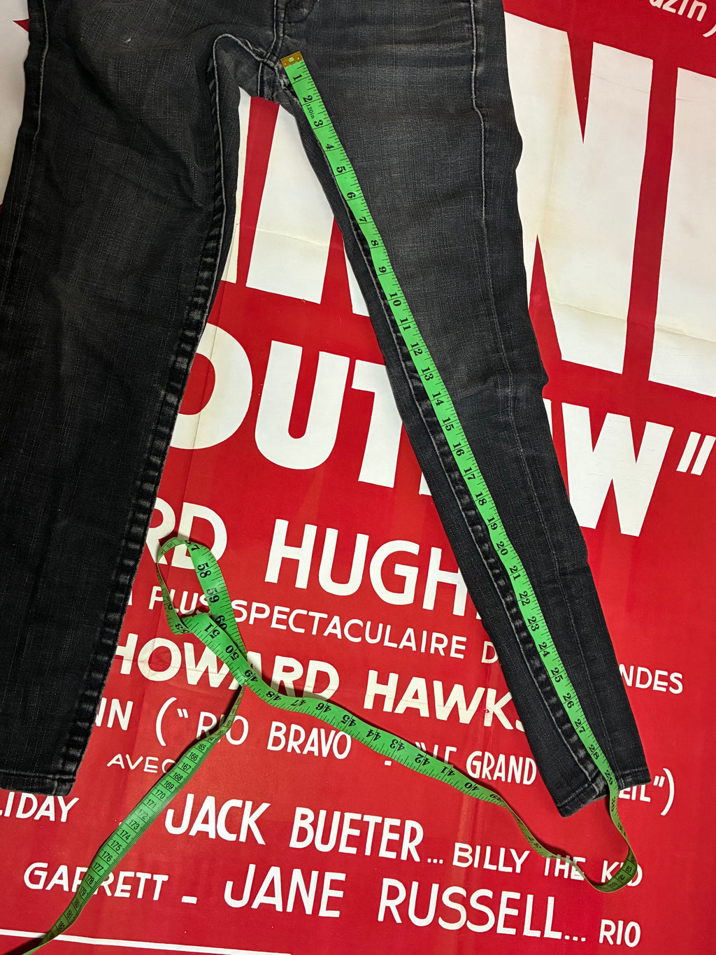 True Religion Black Skinny Jeans 29x29