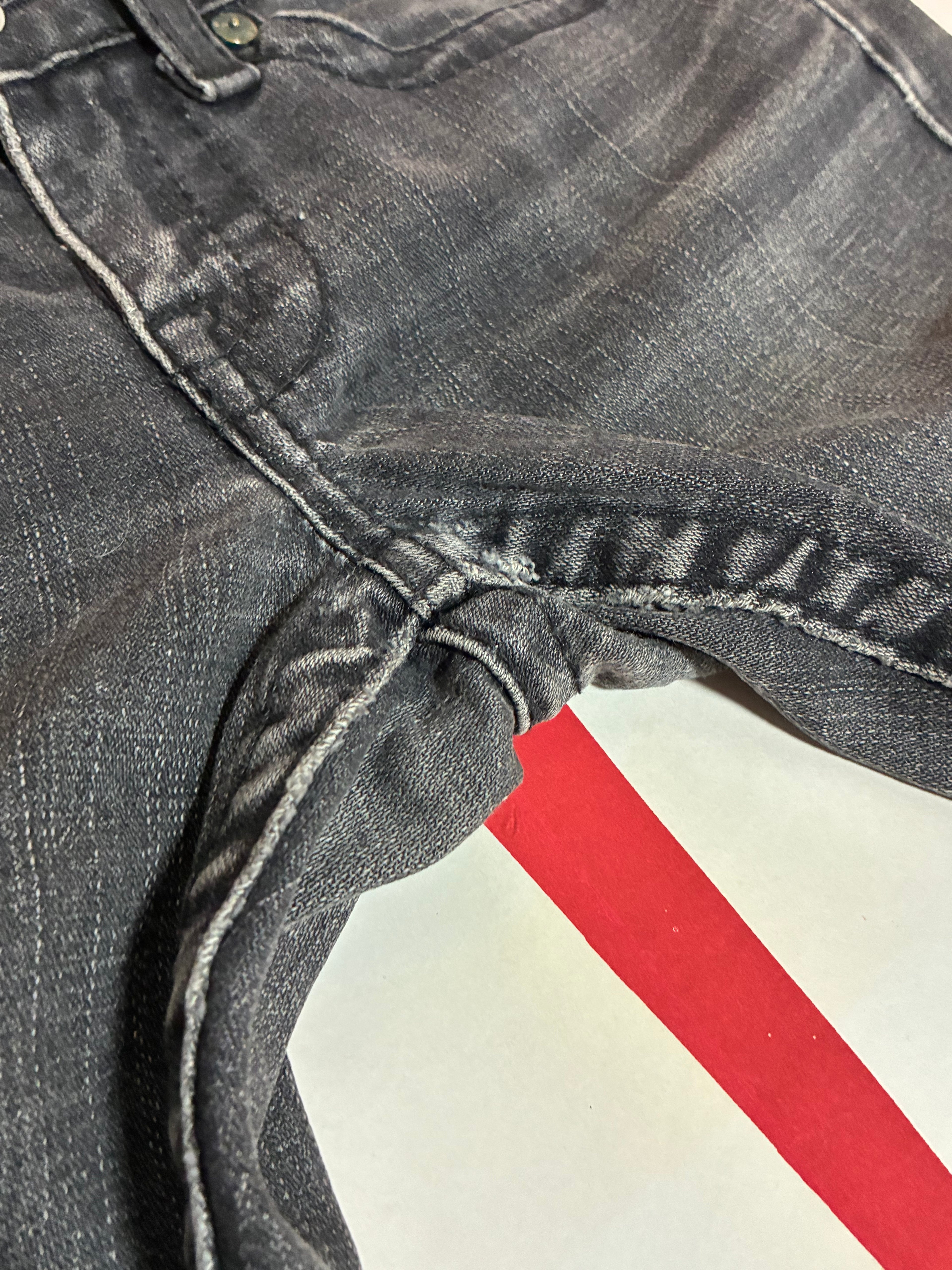 True Religion Black Skinny Jeans 29x29
