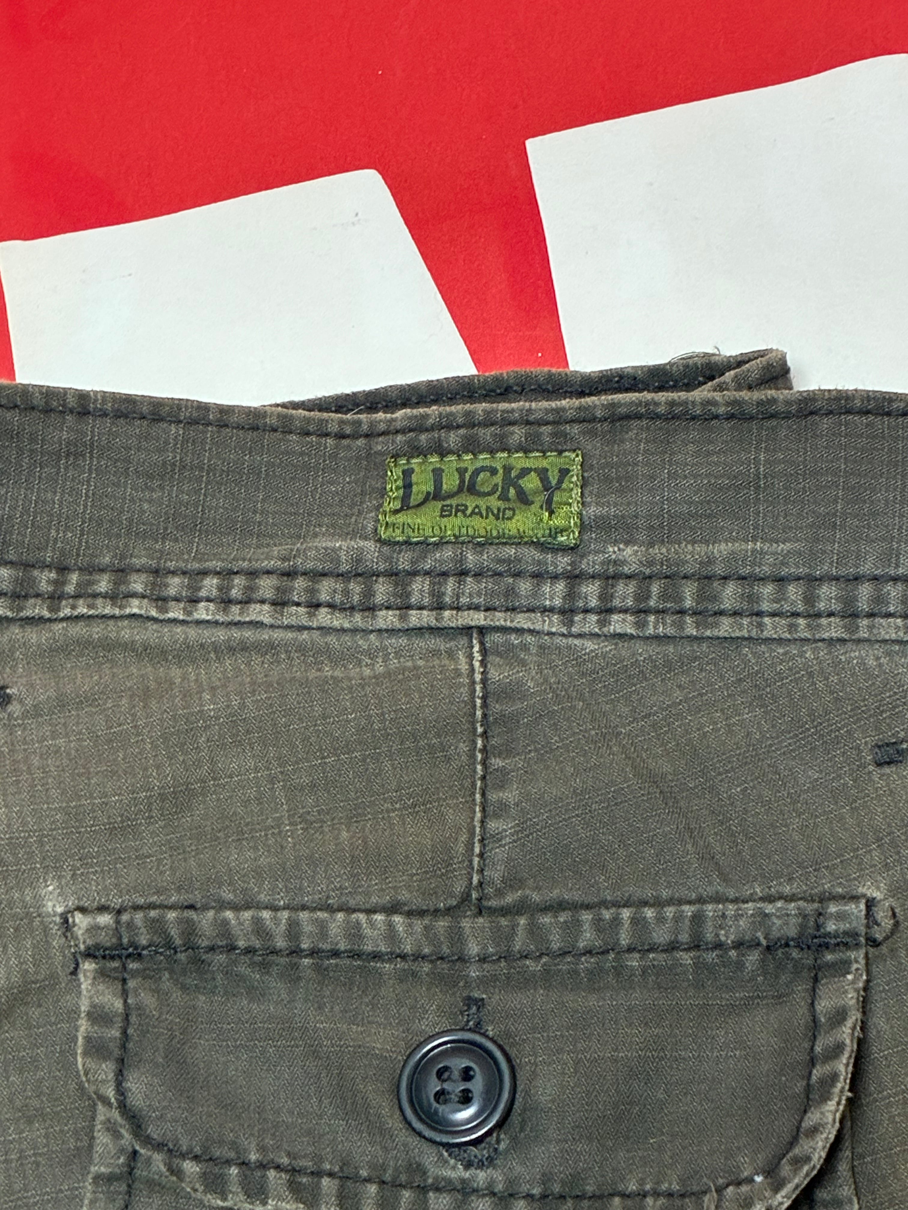 Lucky Brand Black Cargo Shorts
