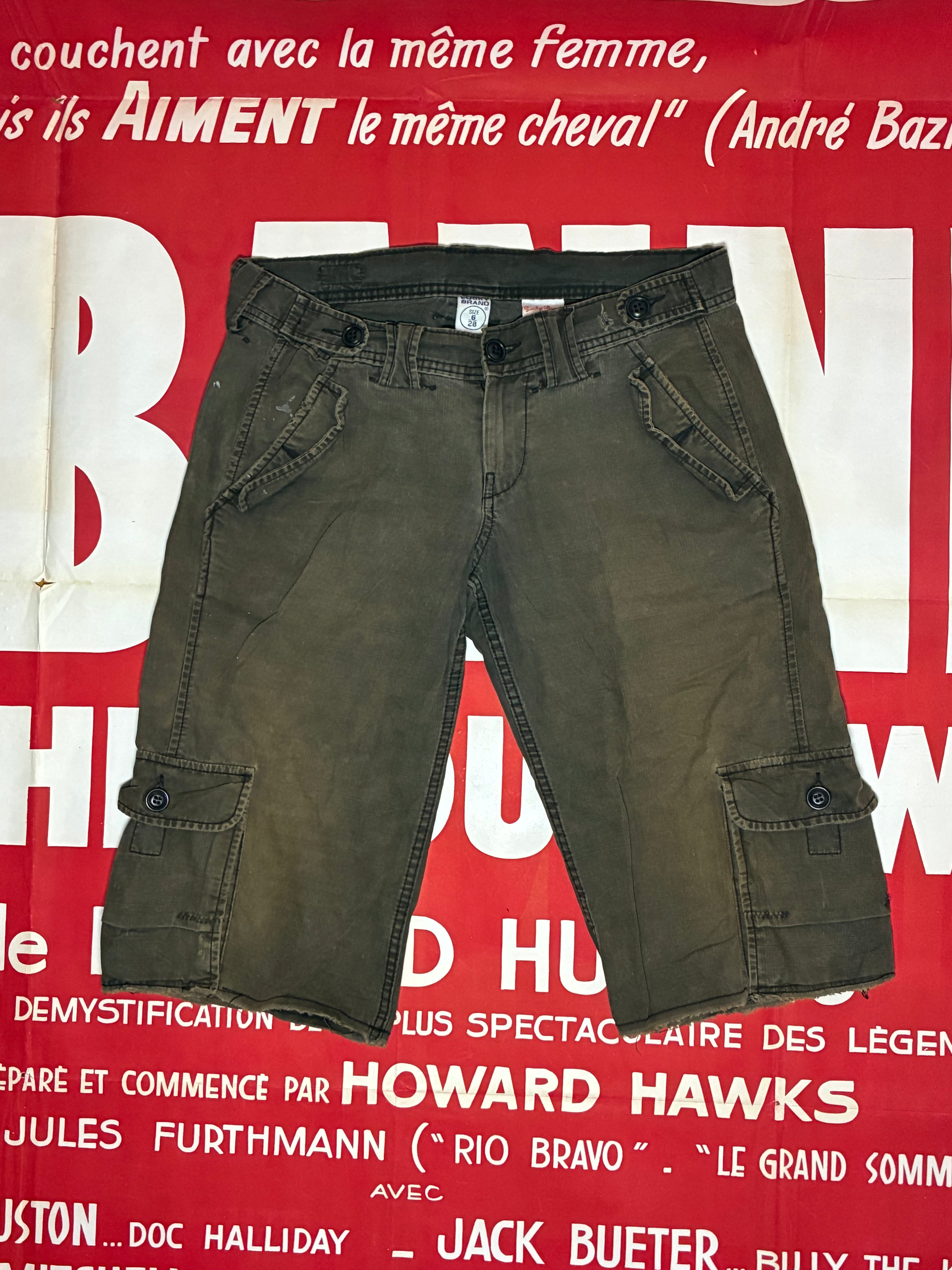 Lucky Brand Black Cargo Shorts