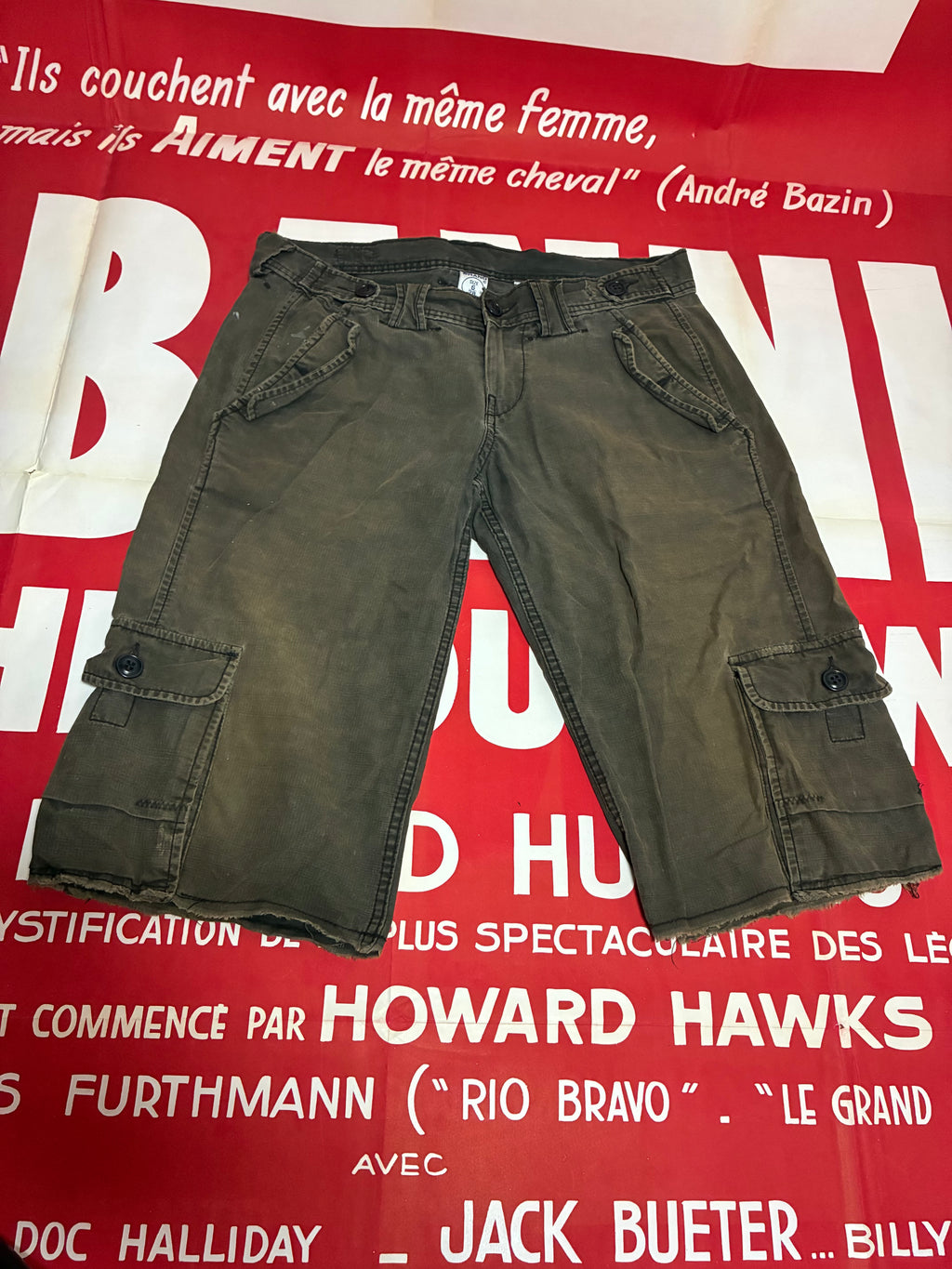 Lucky Brand Black Cargo Shorts