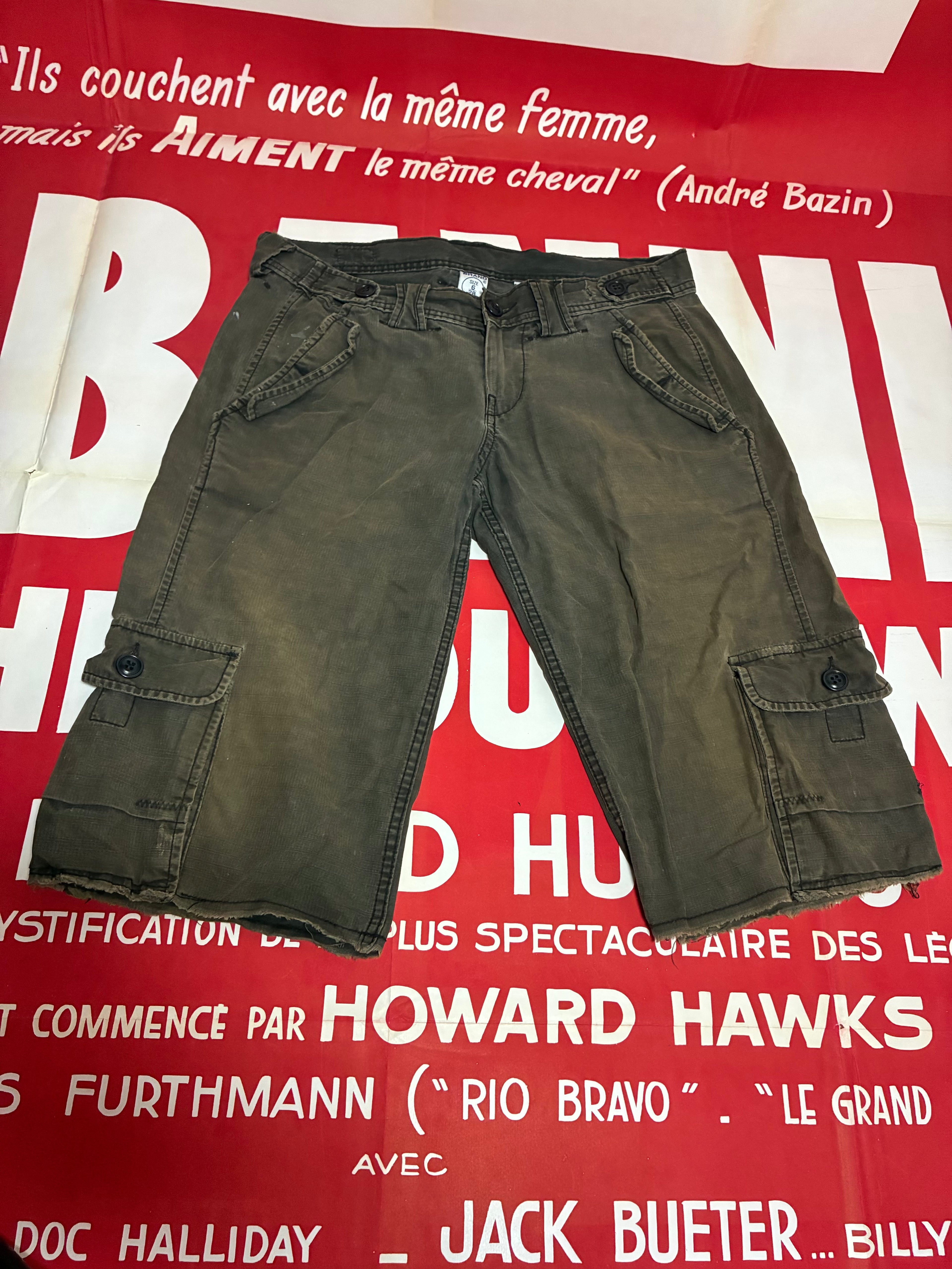 Lucky Brand Black Cargo Shorts