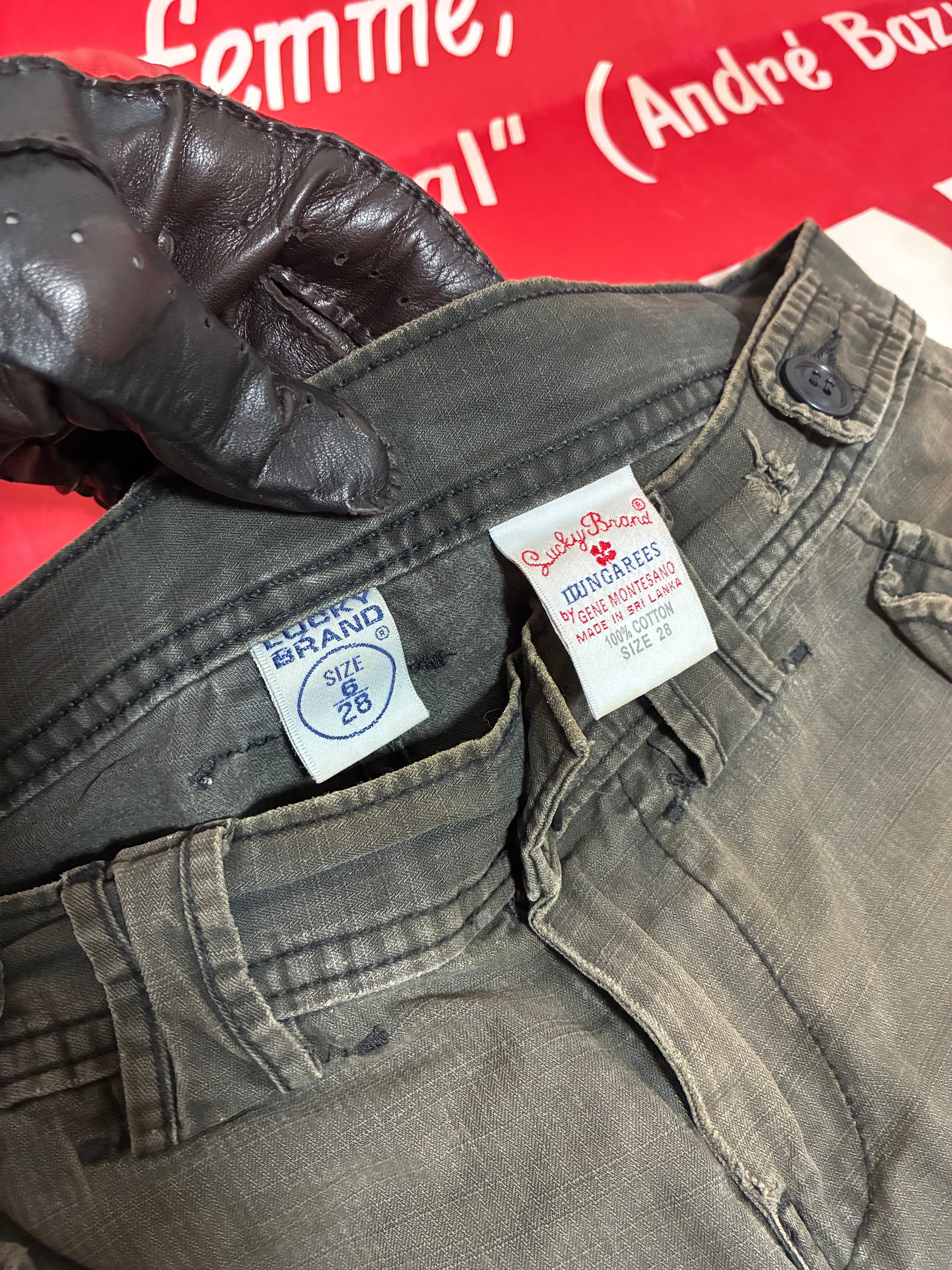 Lucky Brand Black Cargo Shorts