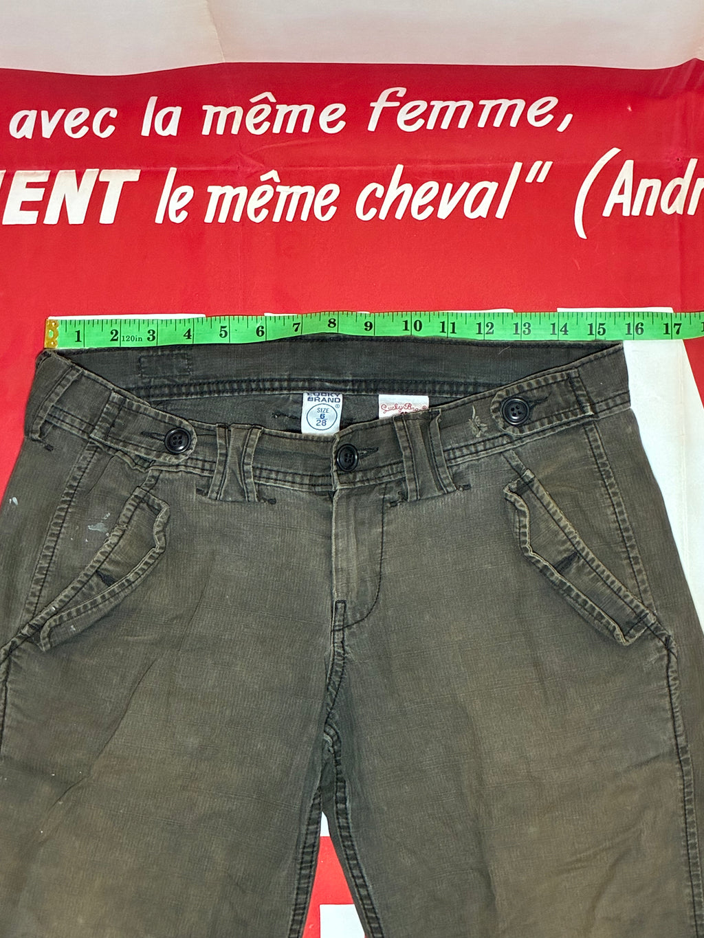 Lucky Brand Black Cargo Shorts