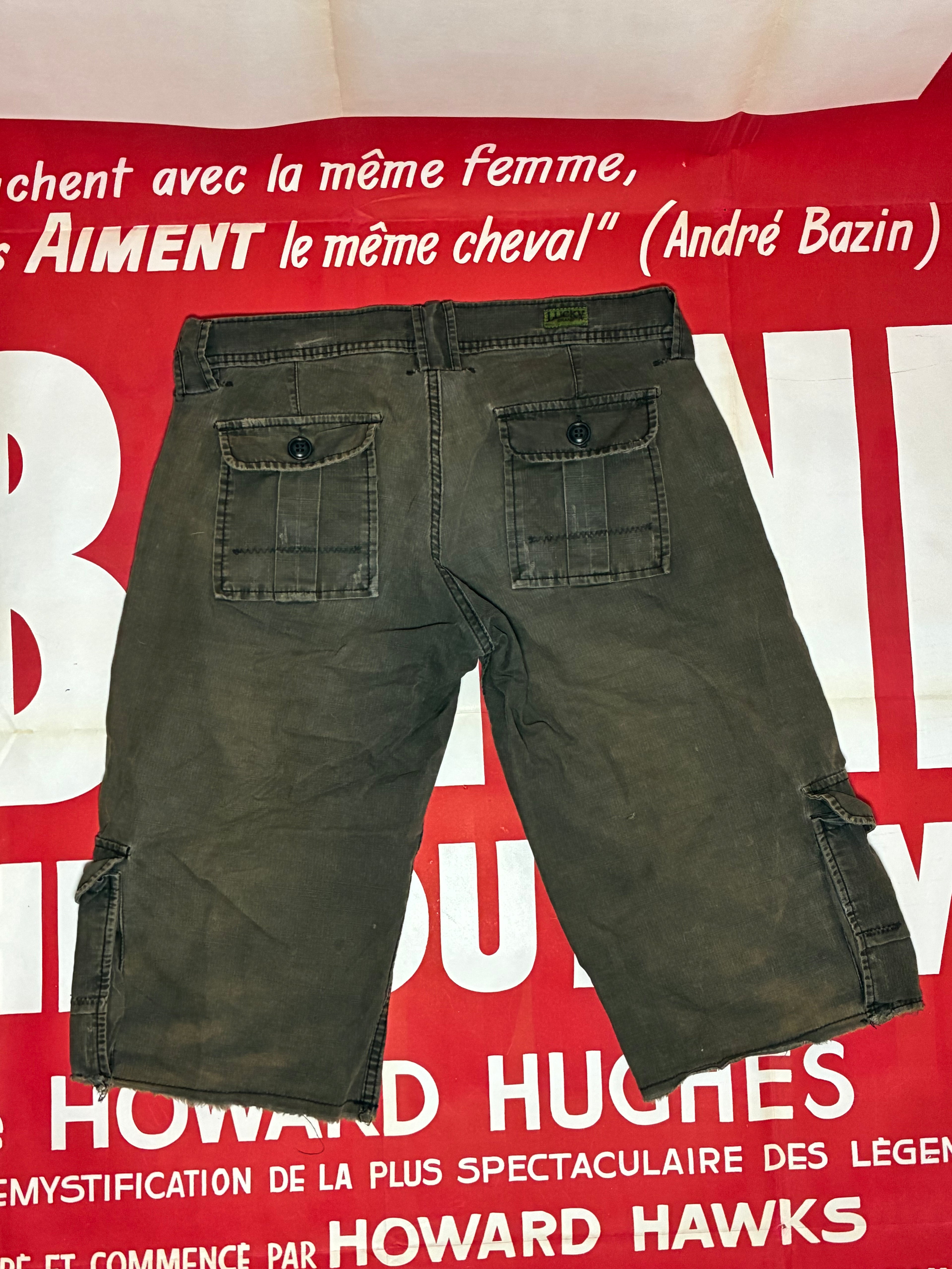 Lucky Brand Black Cargo Shorts