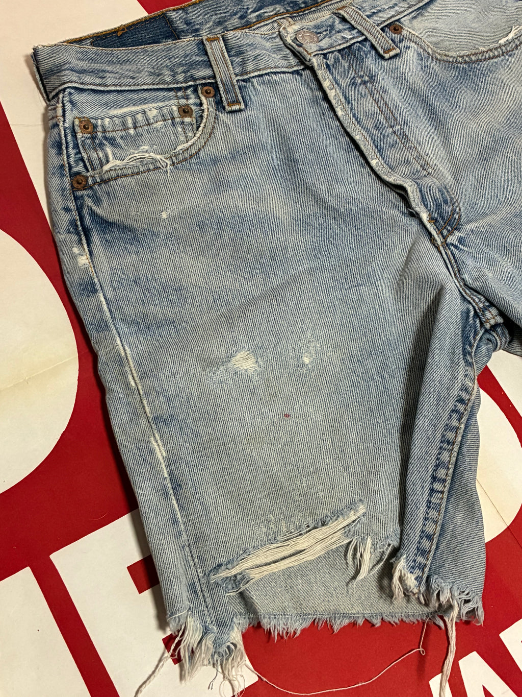 Levi's 501 Student USA Shorts February 1999 Size 28