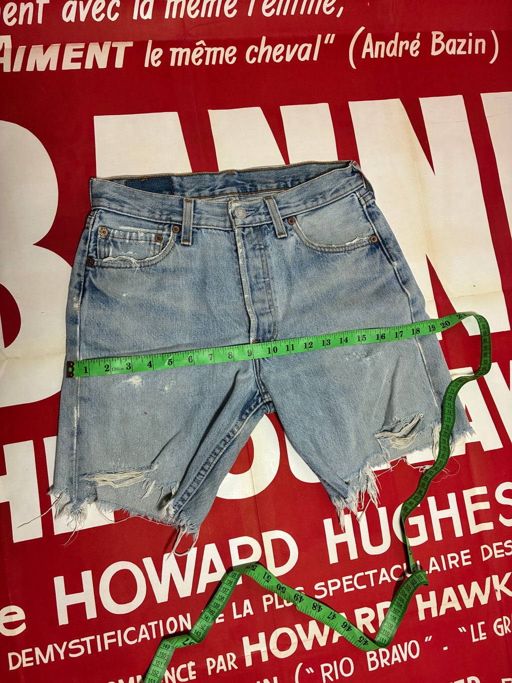 Levi's 501 Student USA Shorts February 1999 Size 28