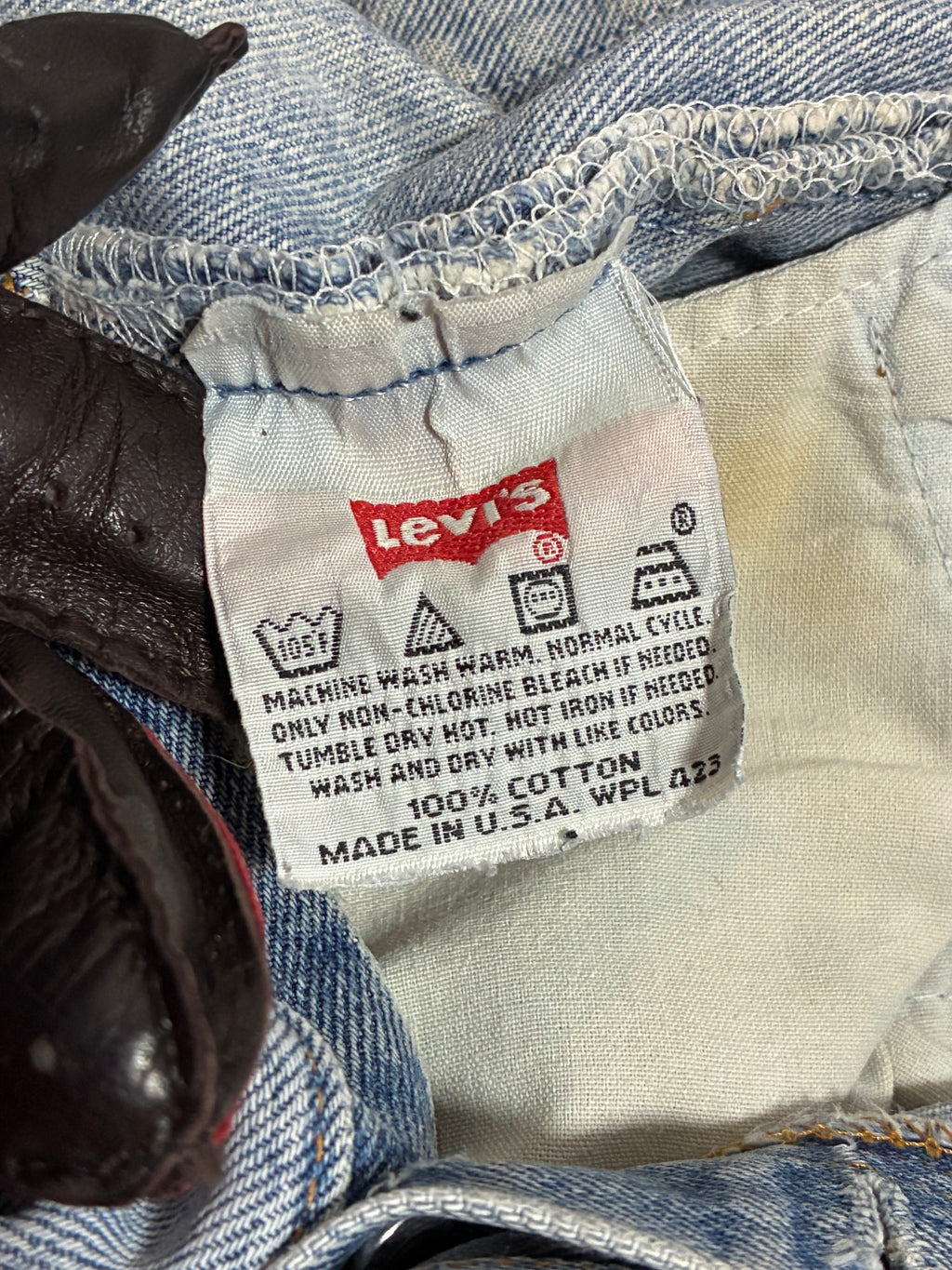 Levi's 501 Student USA Shorts February 1999 Size 28