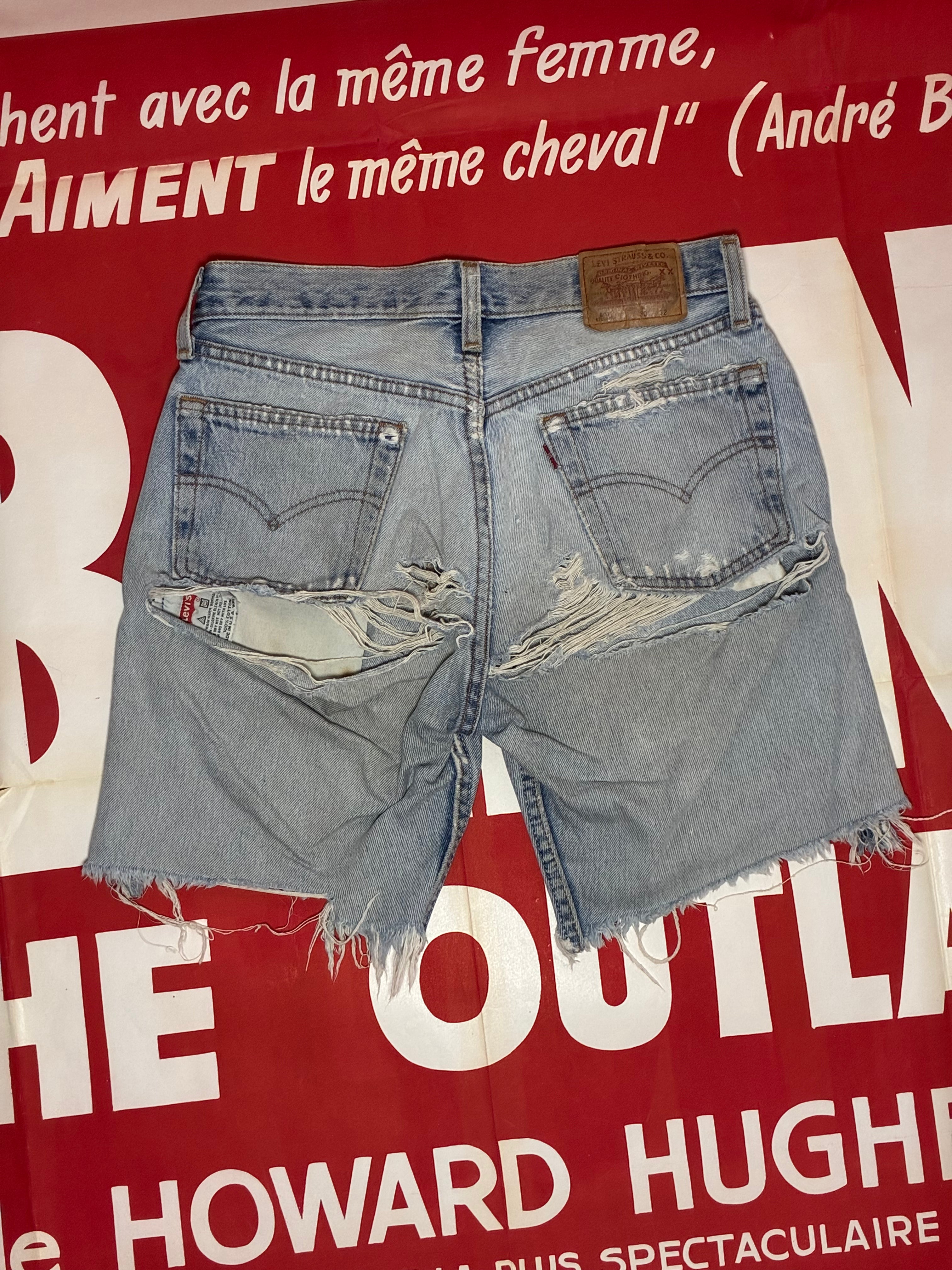 Levi's 501 Student USA Shorts February 1999 Size 28