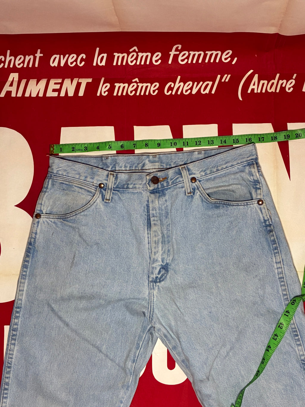 Wrangler Stonewash Jeans 33x31