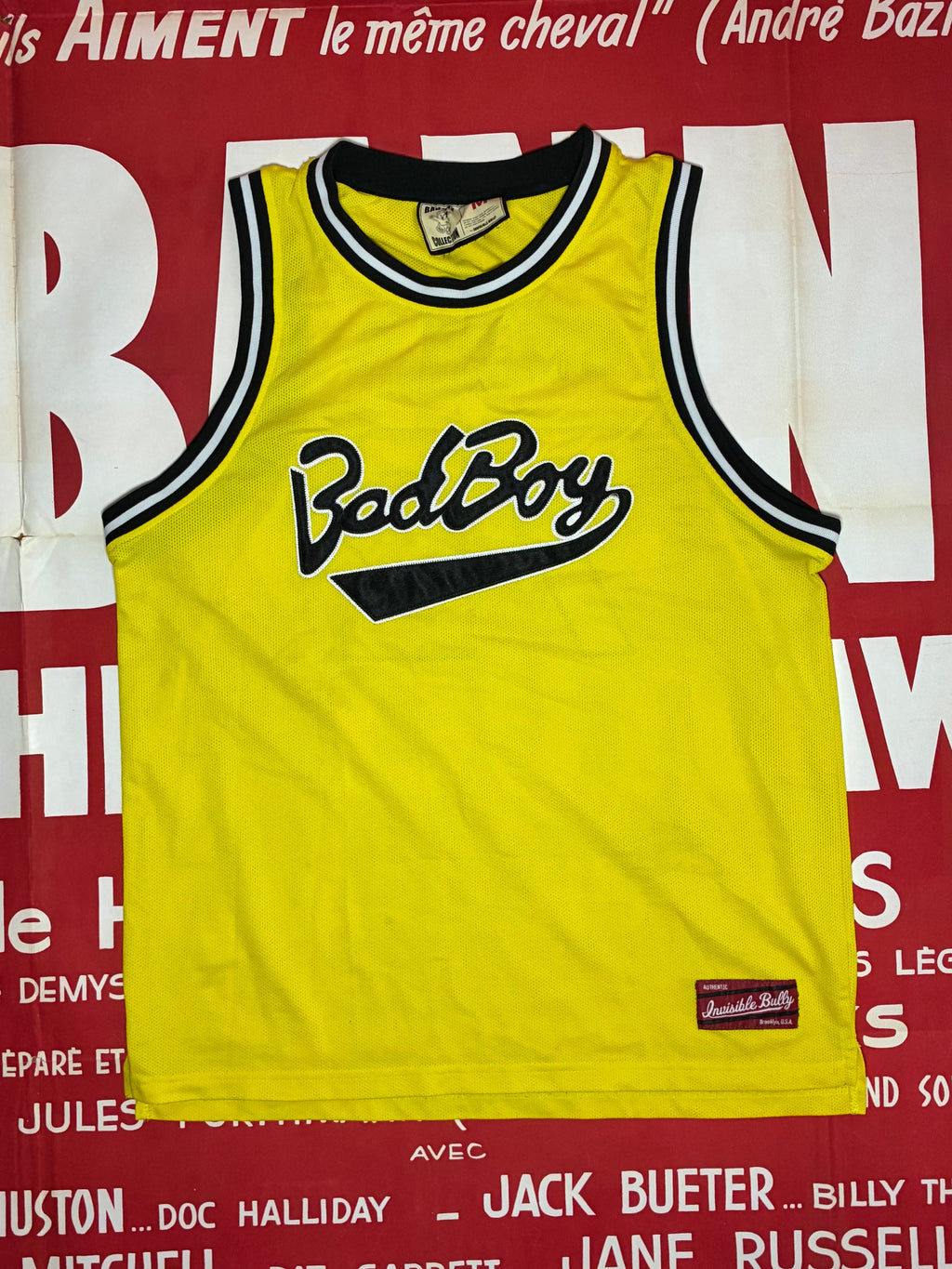 Invisible Bully Biggie Smalls Bad Boy Basketball Jersey