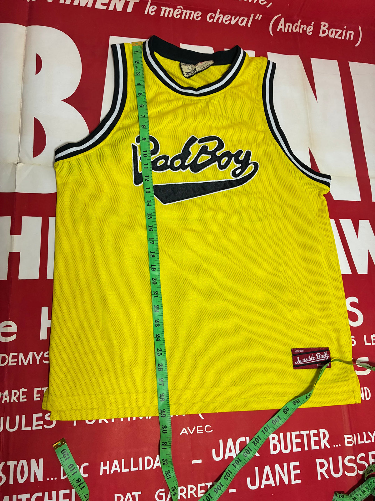 Invisible Bully Biggie Smalls Bad Boy Basketball Jersey