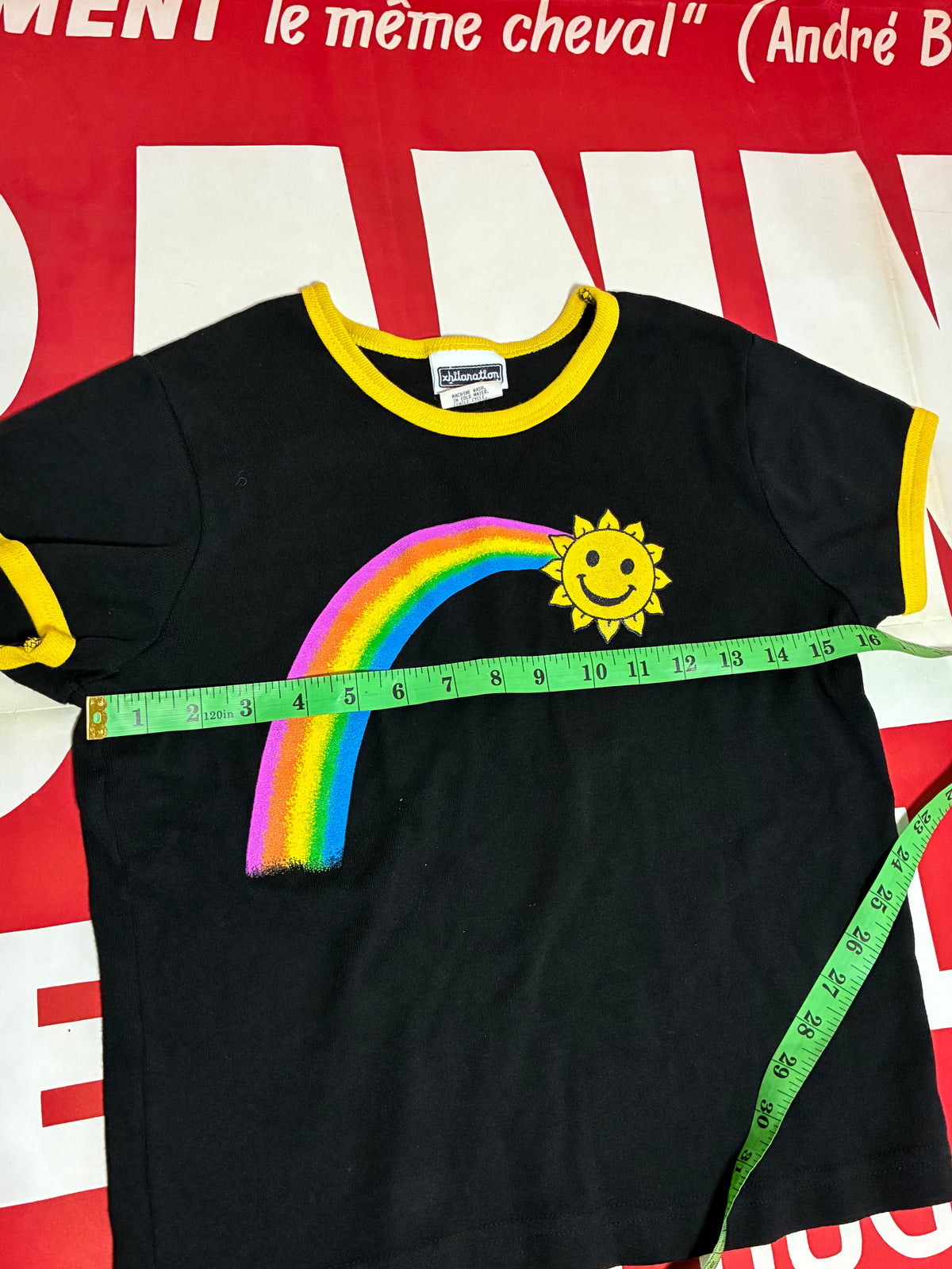 Rainbow Sunshine Ringer Tee