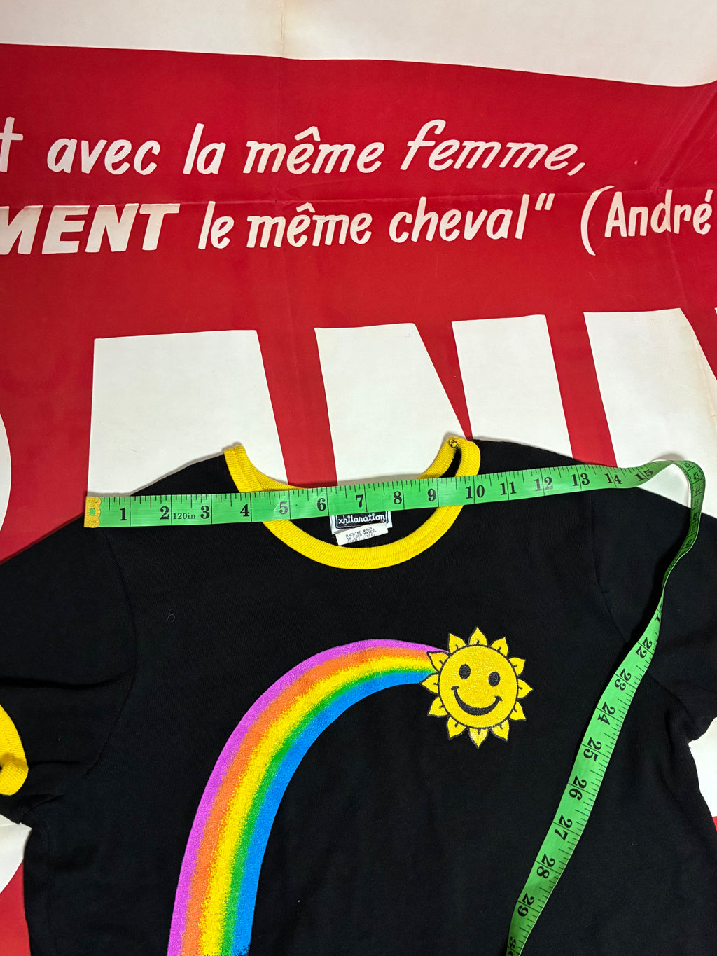 Rainbow Sunshine Ringer Tee