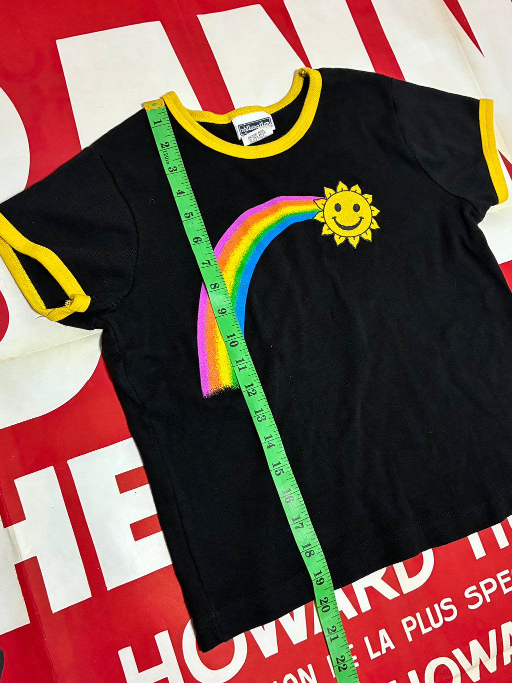 Rainbow Sunshine Ringer Tee