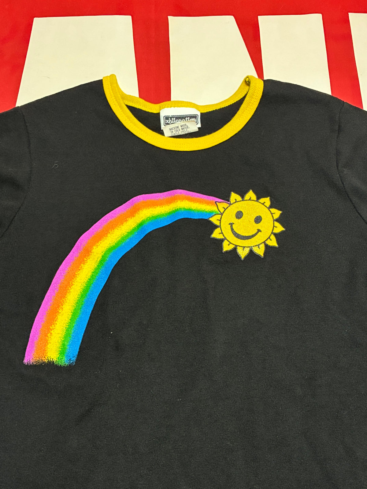Rainbow Sunshine Ringer Tee