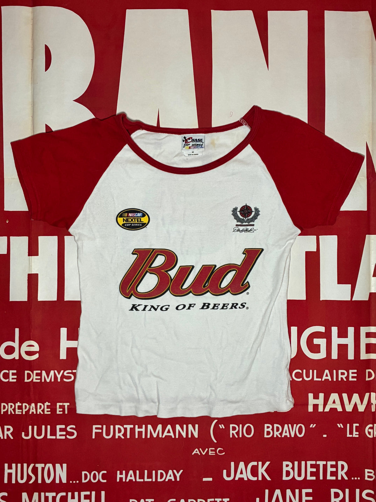 Dale Earnhardt King of Beers Budweiser Baby Tee