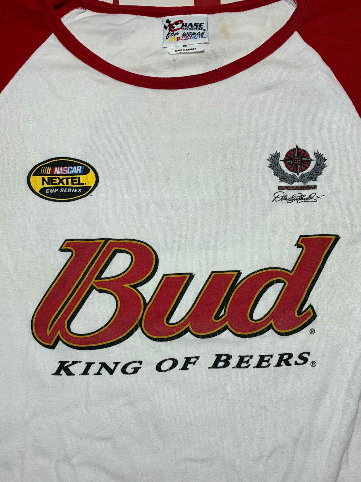Dale Earnhardt King of Beers Budweiser Baby Tee