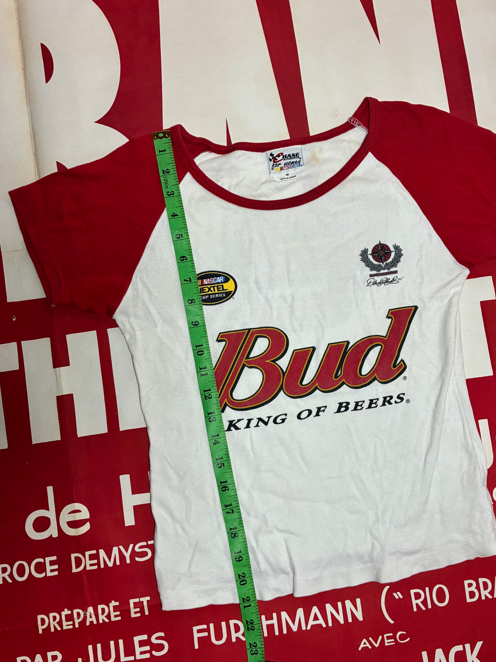 Dale Earnhardt King of Beers Budweiser Baby Tee