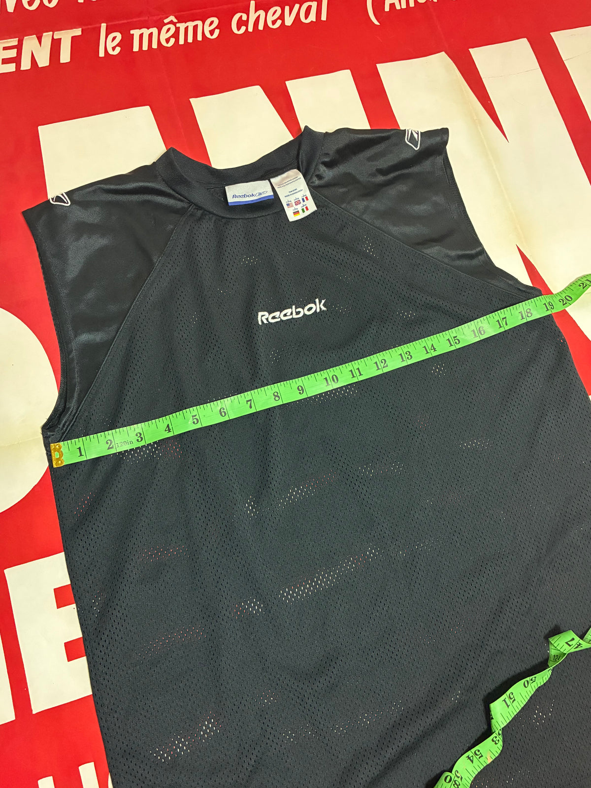Reebok Mesh Sleeveless Gym Top